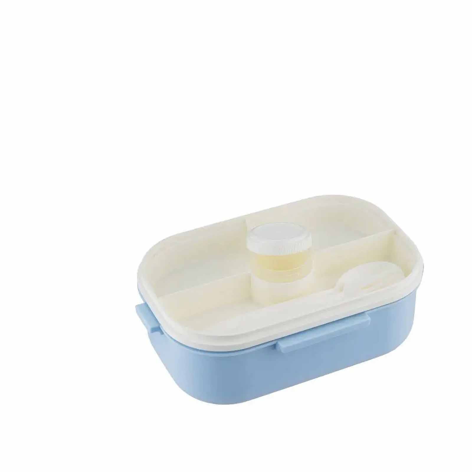 LA GOURMET Snack N-sip 1100ml Lunch Box - Blue LGPG433602-image 4