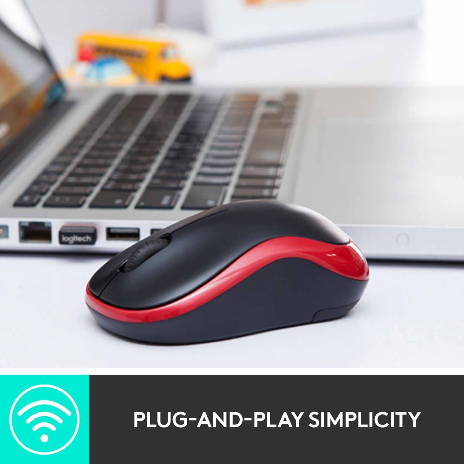 LOGITECH Wireless Mouse M185 Grey 910-002255-image 3