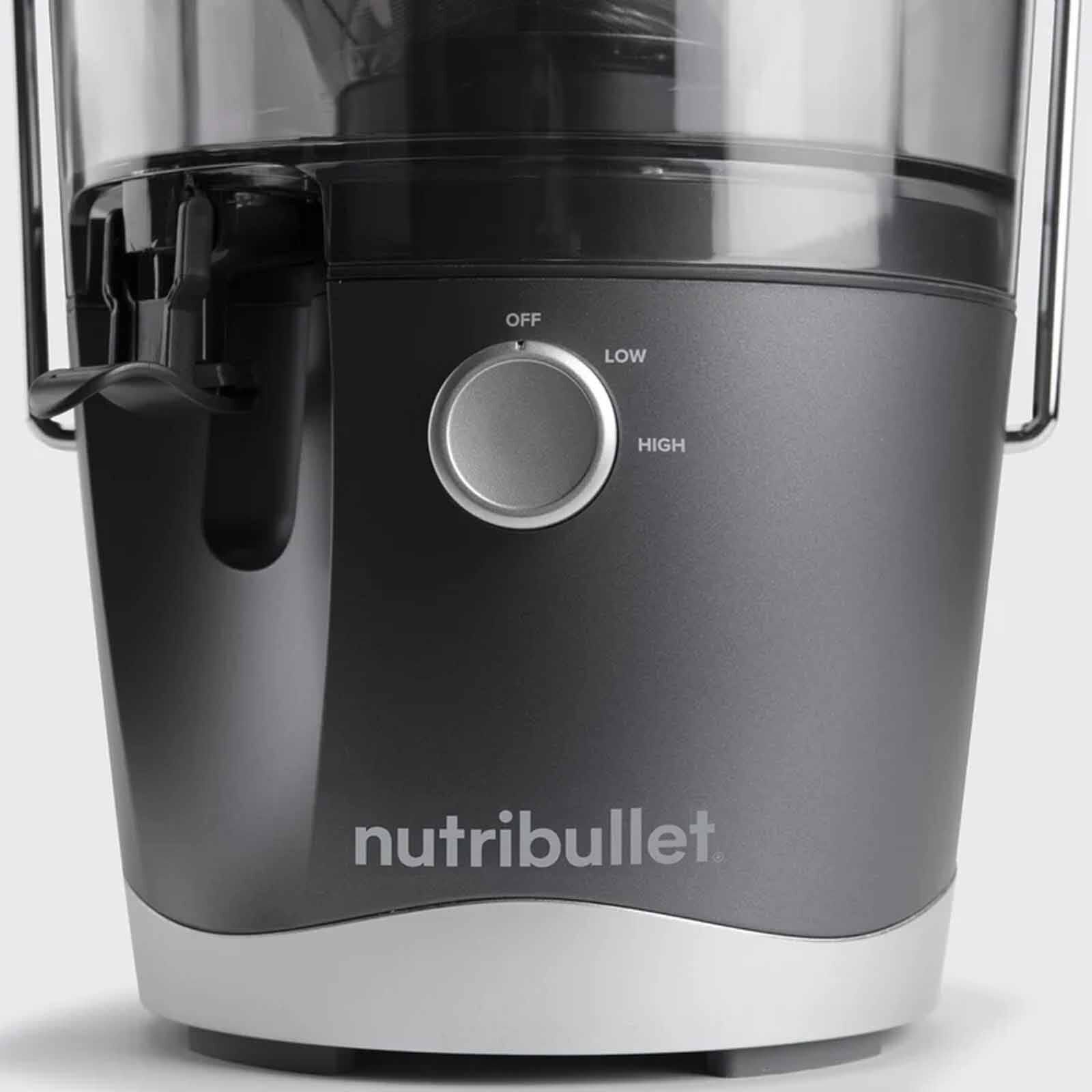 NUTRIBULLE Juicer - Gray / Silver Skirt NBJ100G-image 4