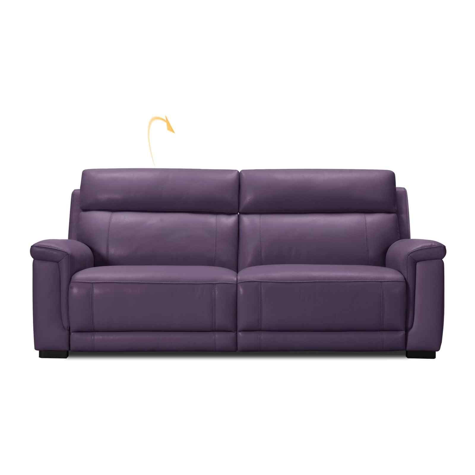 3rr Seater (hl) C16 Mto Half Leather Incliner Sofa KIRUNA-image null