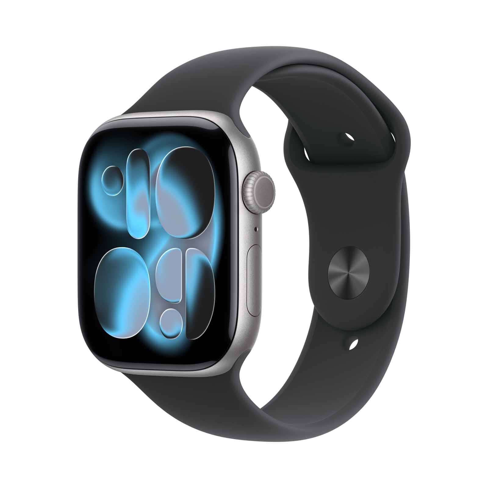 APPLE Watch Series 11 Gps + Cellular 46mm Space Grey Aluminium Case With Black Sport Band - M/l MFCA4X/A-image 1