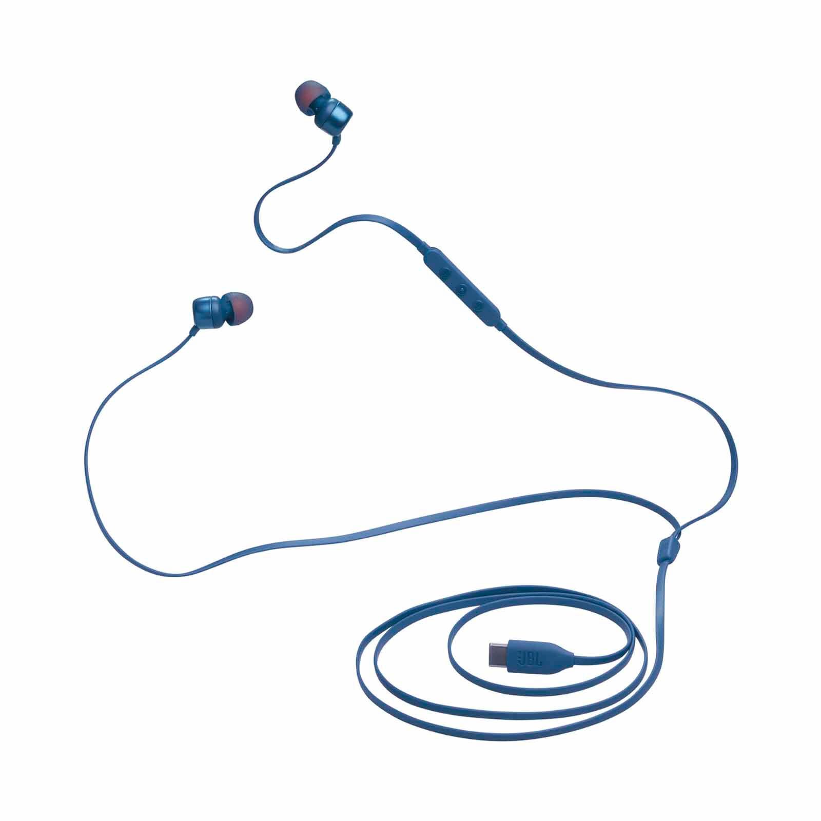 JBL Usb C In-ear Wired Headphone JBL TUNE310C BLUE-image 3