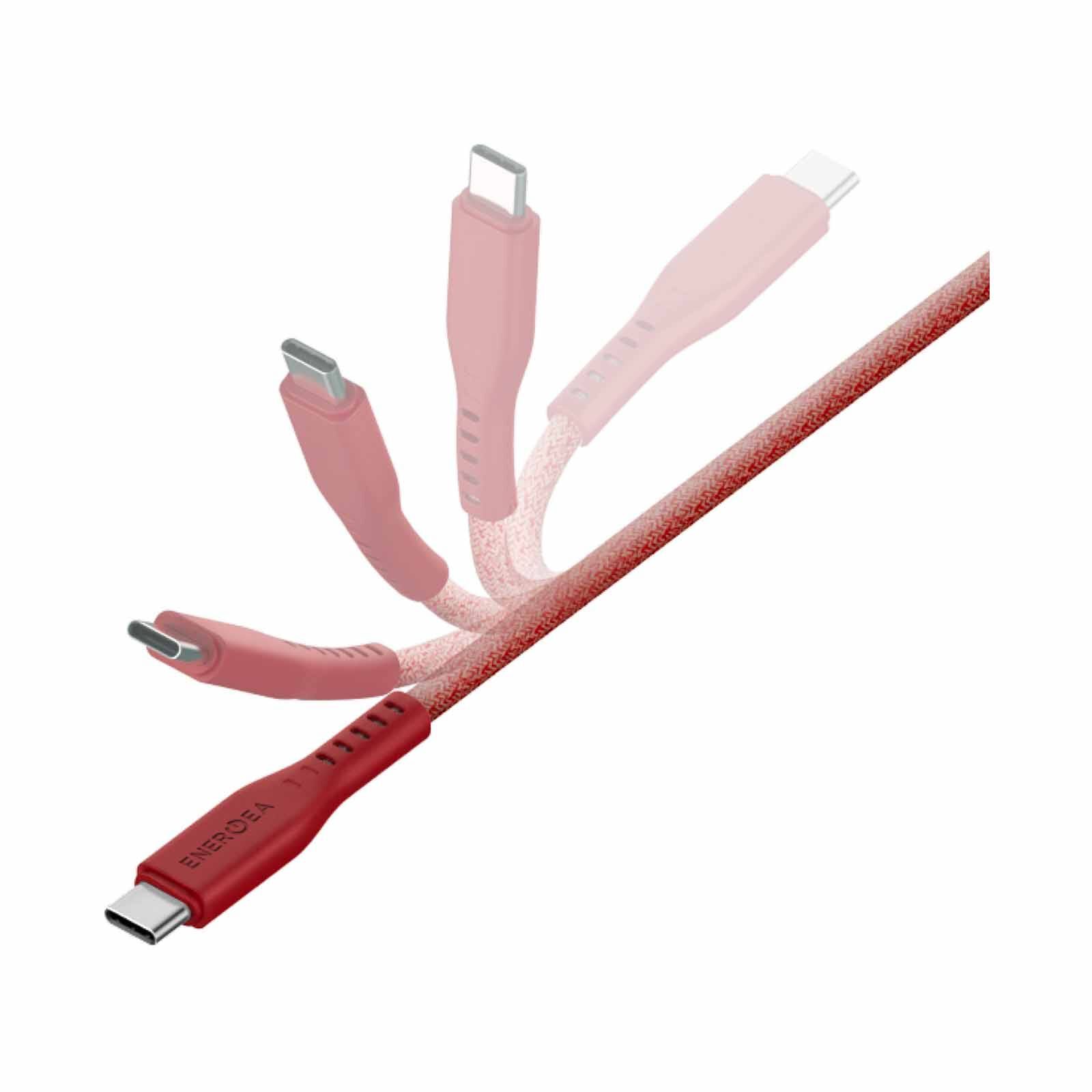 ENERGEA Flow C-l Mfi Cable 480mbps With Mct 1.5m - Red CBL-FLCL-RED150M-image 3