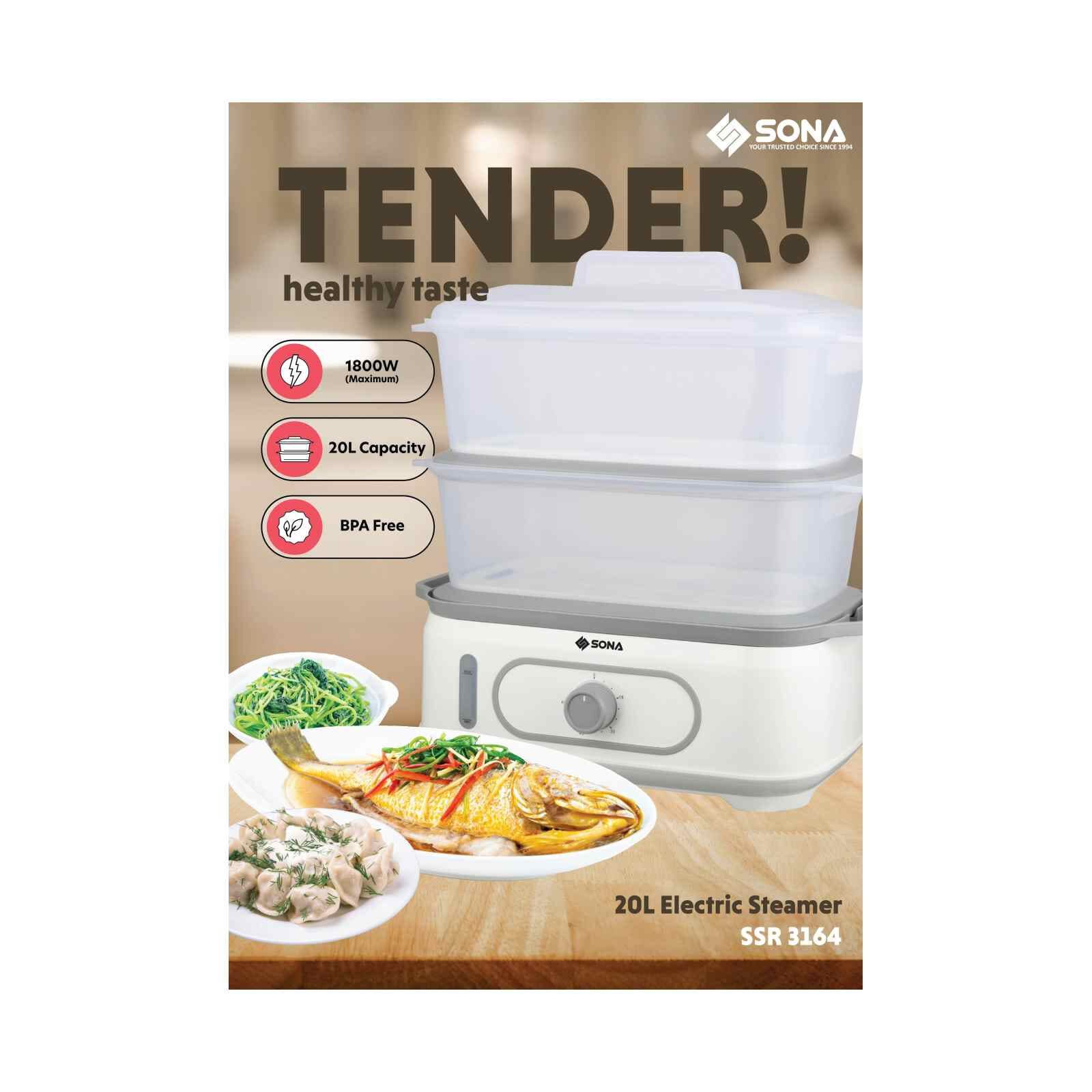 SONA 20l Electric Steamer SSR3164-image 2