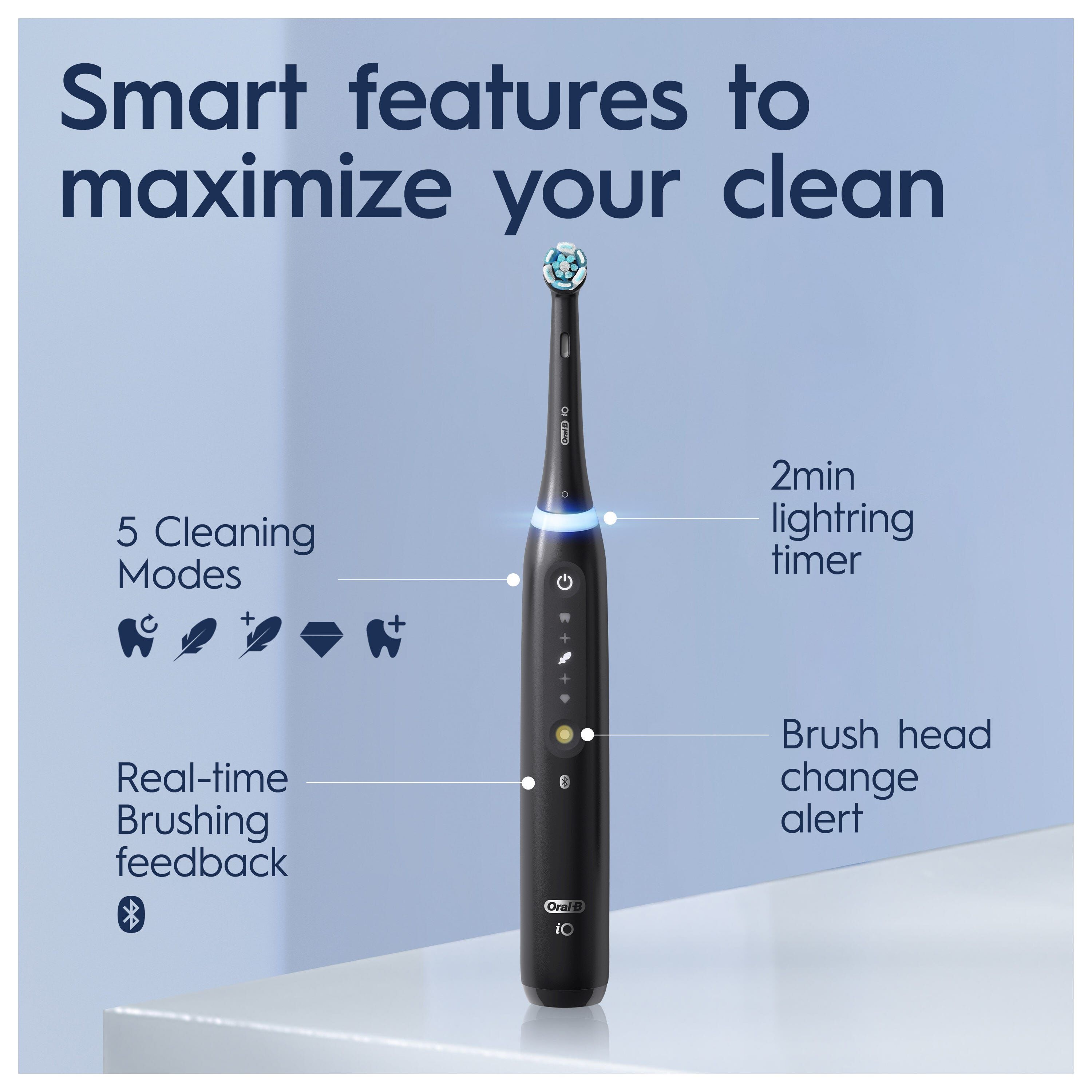 ORAL-B Electric Toothbrush - Black IO 5-image 2