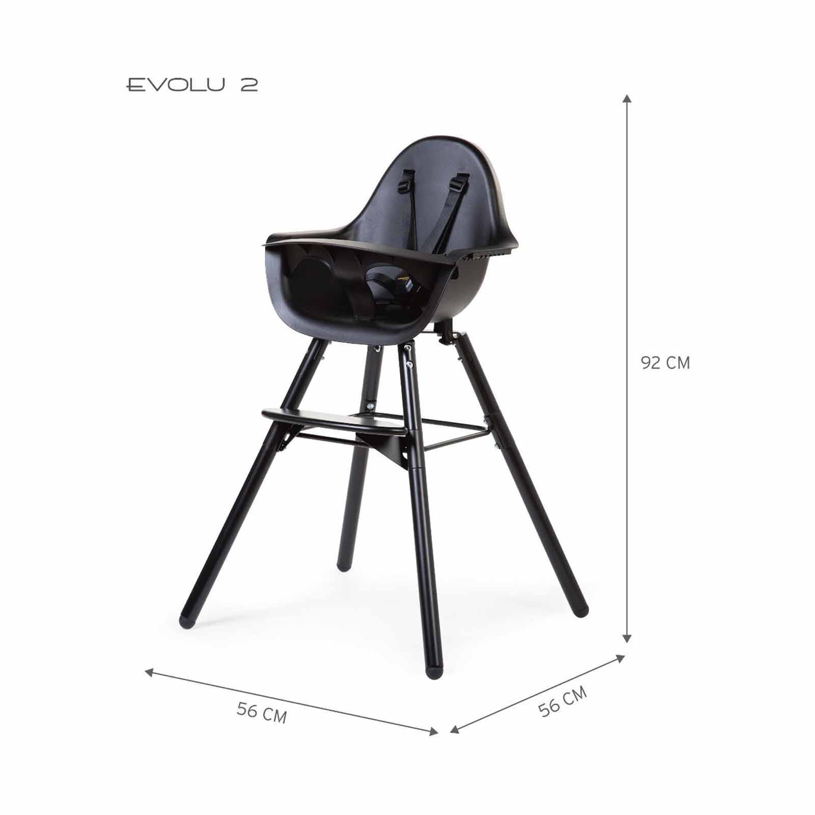 CHILDHOME High Chair - Black (online) EVOLU 2-image 10