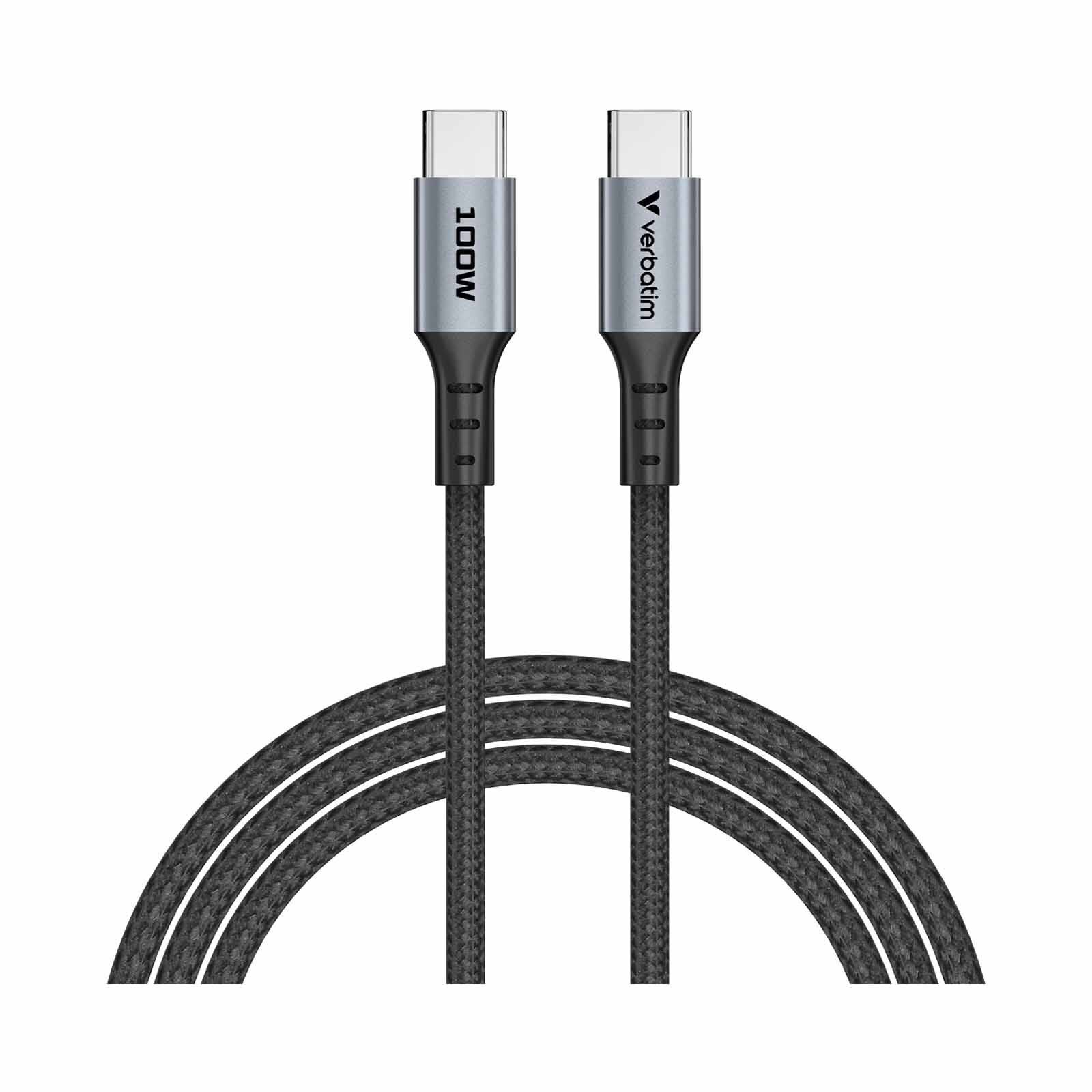 VERBATIM Sync & Charge Usb C To Usb C 100w 120 Cm VM31846-image 1