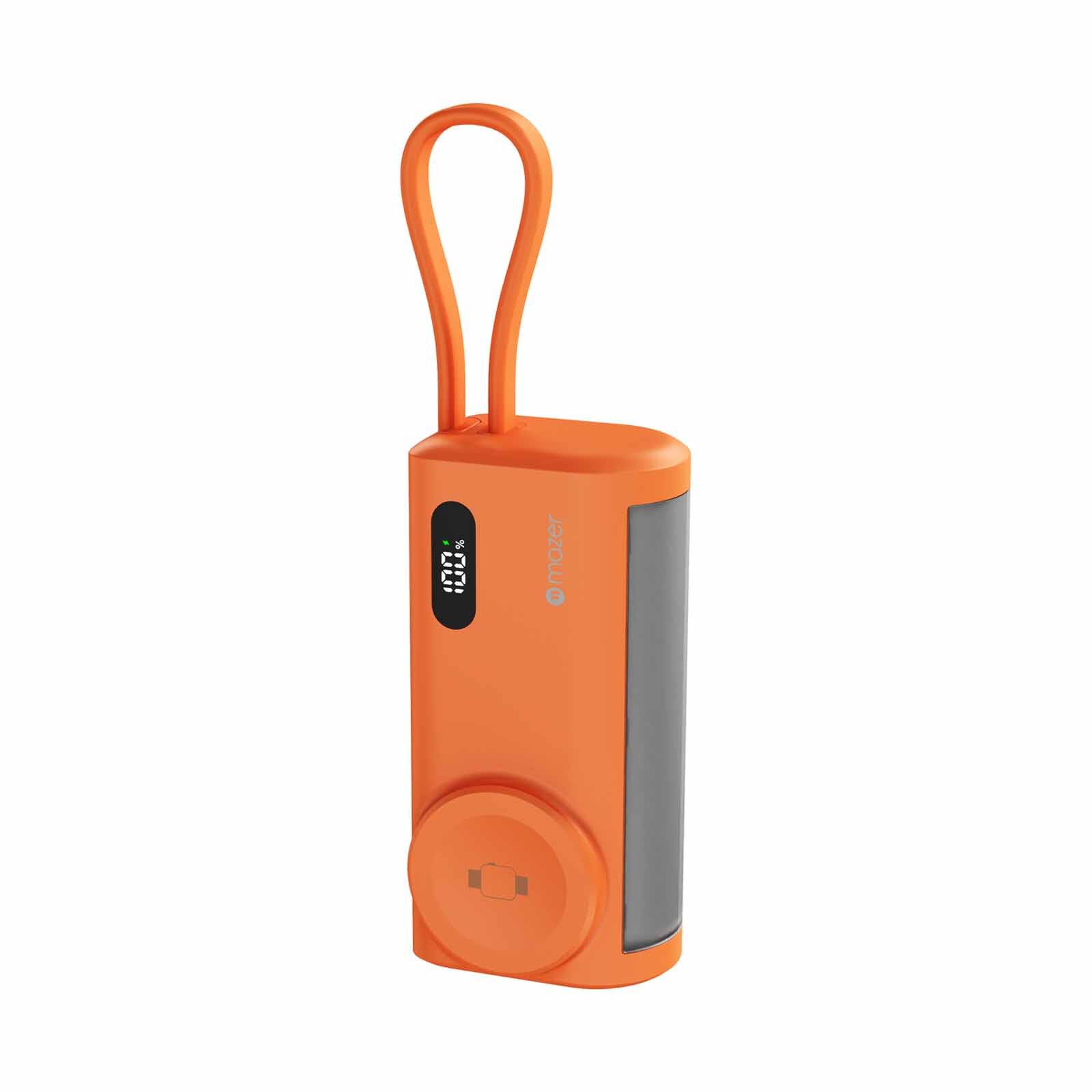 MAZER Powermate 5000mah/pd20w With Apple Watch Charging Powerbank - Cosmic Orange M-PC5.0W-CO
