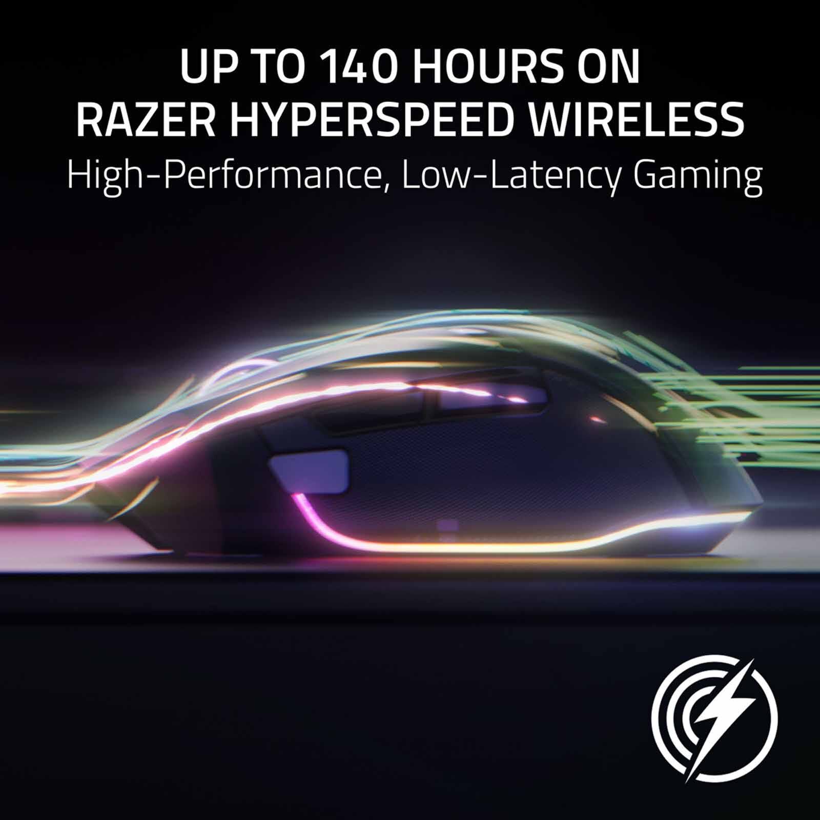RAZER Basilisk V3 Pro 35k - Ergonomic Wireless Gaming Mouse - Phantom White Edition - Ap Packaging RZ01-05240400-R3A1-image 5