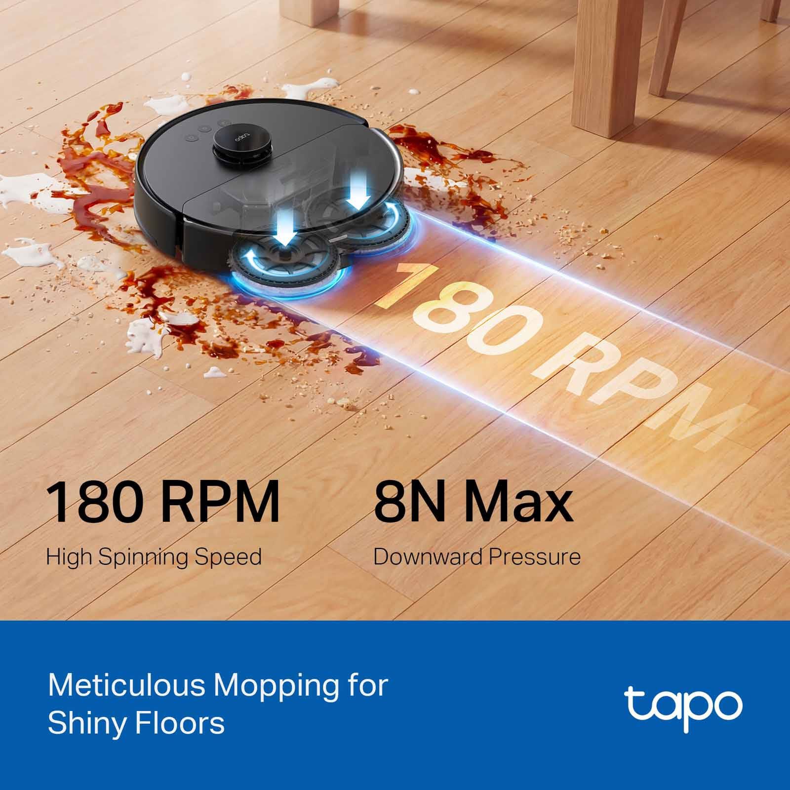 TP LINK Robot Vacuum & Mop + All-in-one Dock TAPO RV50 OMNI-image 5
