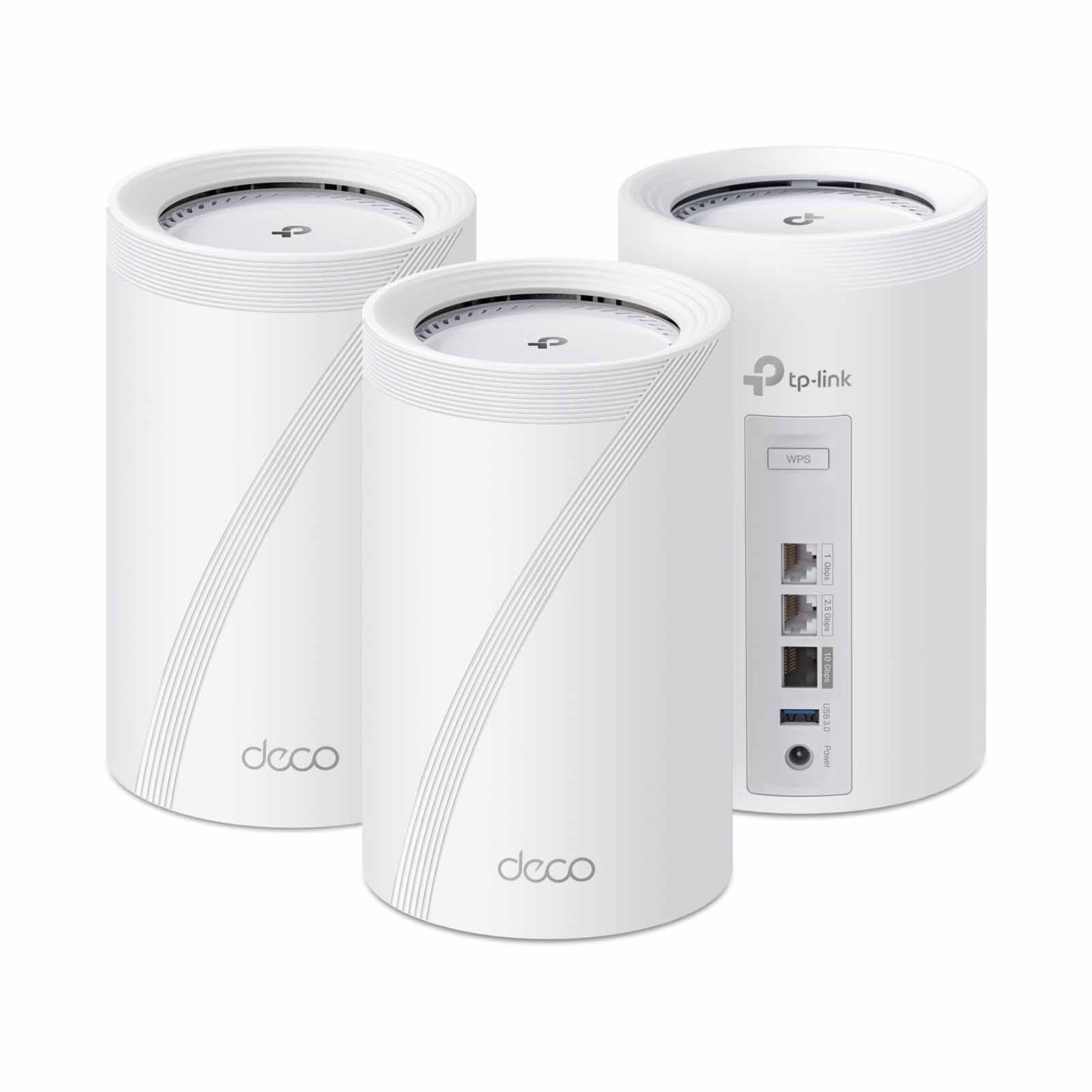 TP LINK Be14000 Tri-band Whole Home Mesh Wifi 7 System DECO BE68 (3-PACK)-image 1