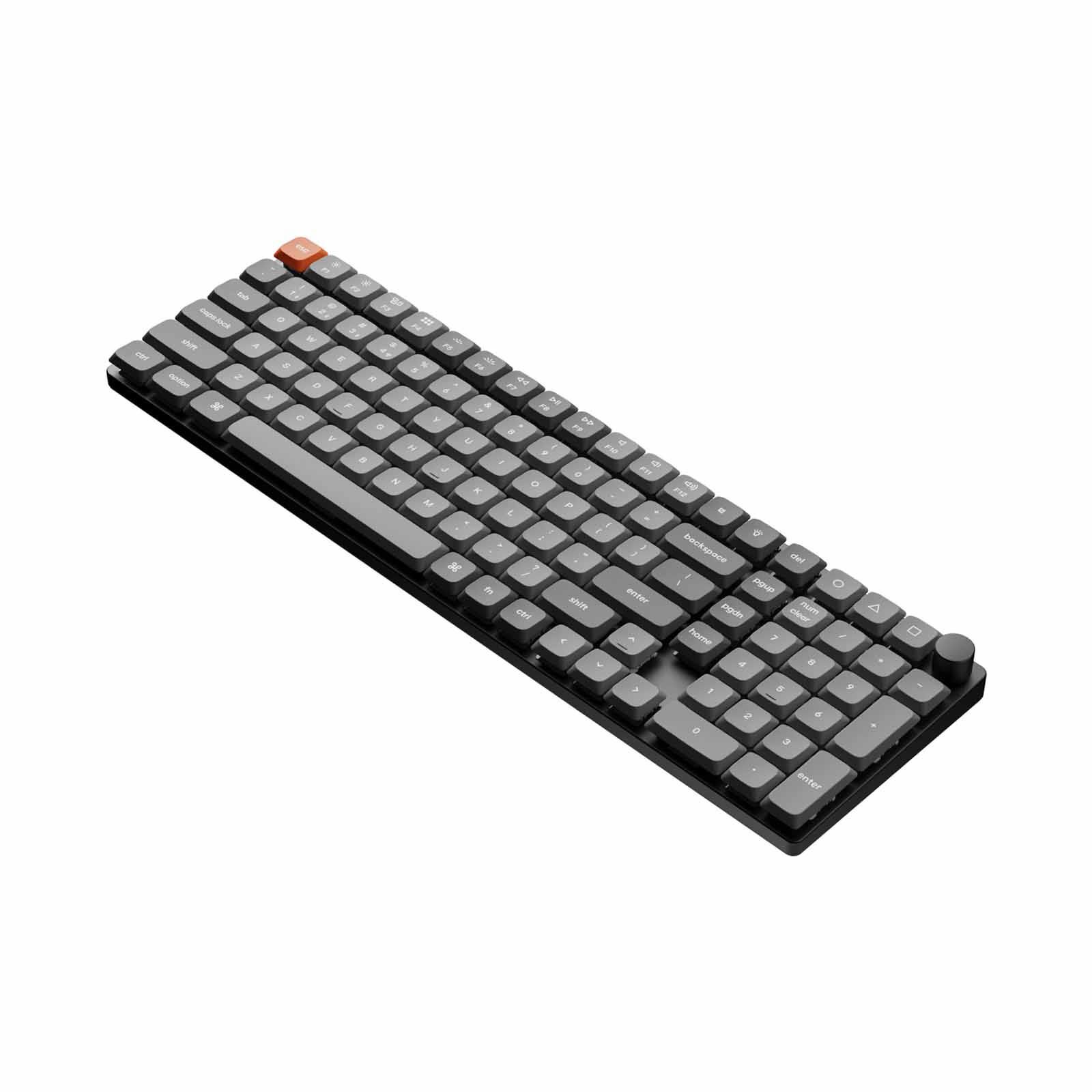 KEYCHRON K17 Max Qmk Wireless Custom Mechanical Keyboard, 96% 100 Key, Knob, Brown Switch, Rgb Backlight, Hot KYCN-K17M-H3-image 3