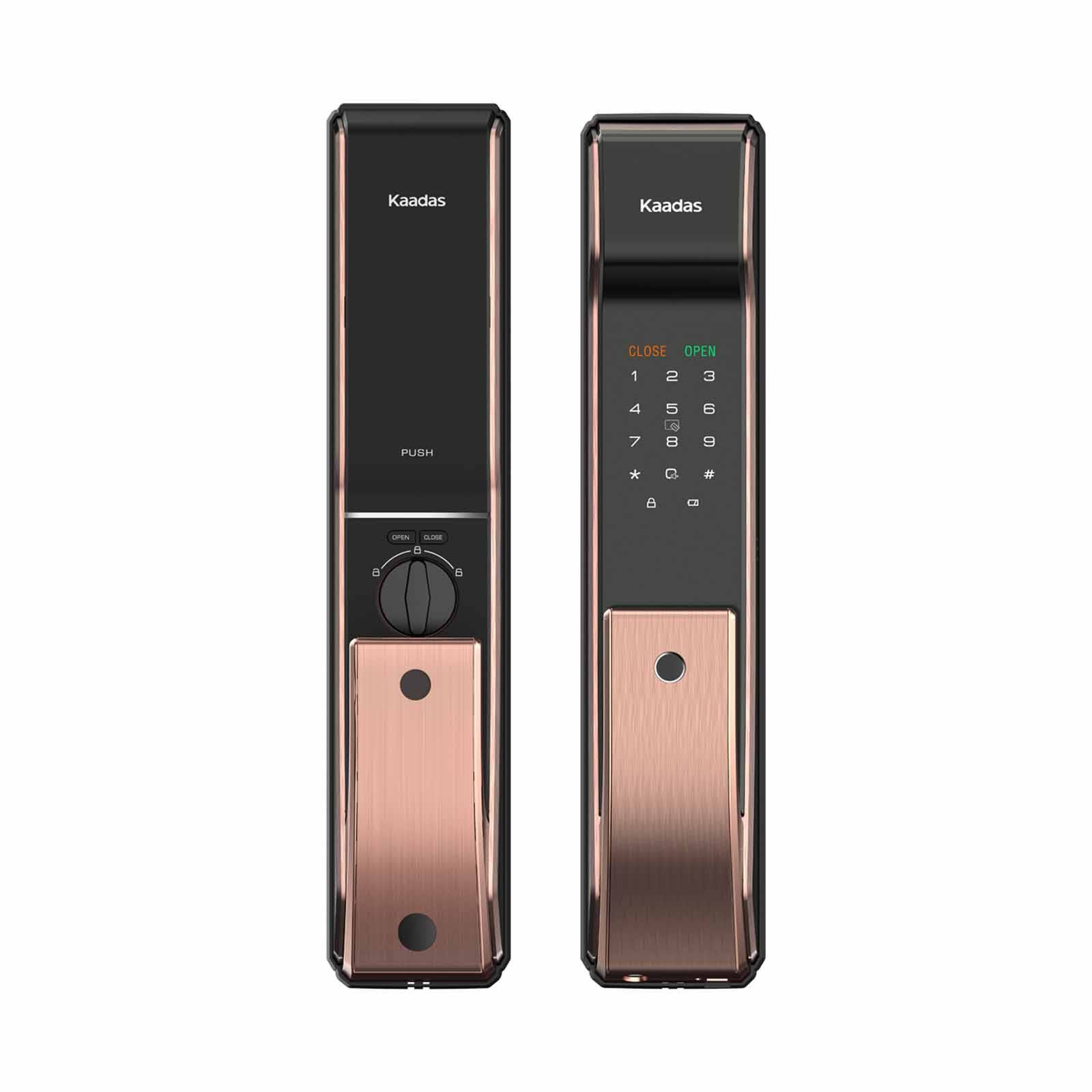 KAADAS Wifi Mortise Door Lock With Kaadas App For One-time Otp And Real Time Access Log K9-5W COPPER-image 1