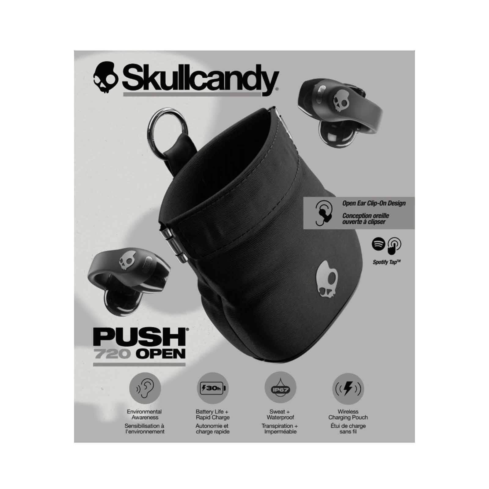 SKULLCANDY Push 720 Open Ear - Black/silver SK-S4EOW-T034-image 5