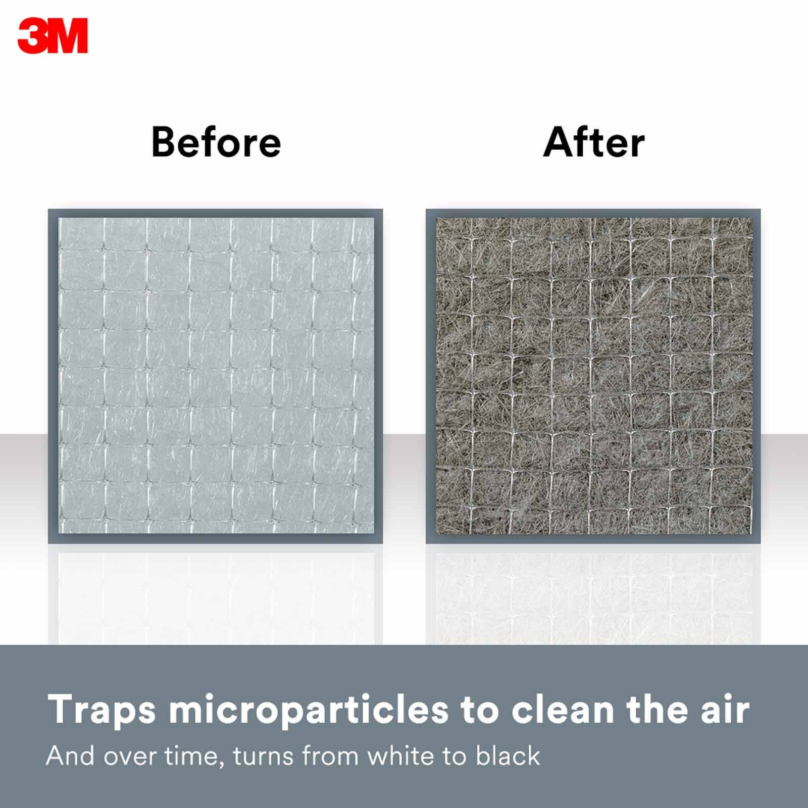 3M Aircon Filter 4pcs 22x34cm For Dust Pollen & Odour 9807-CEN-image 8