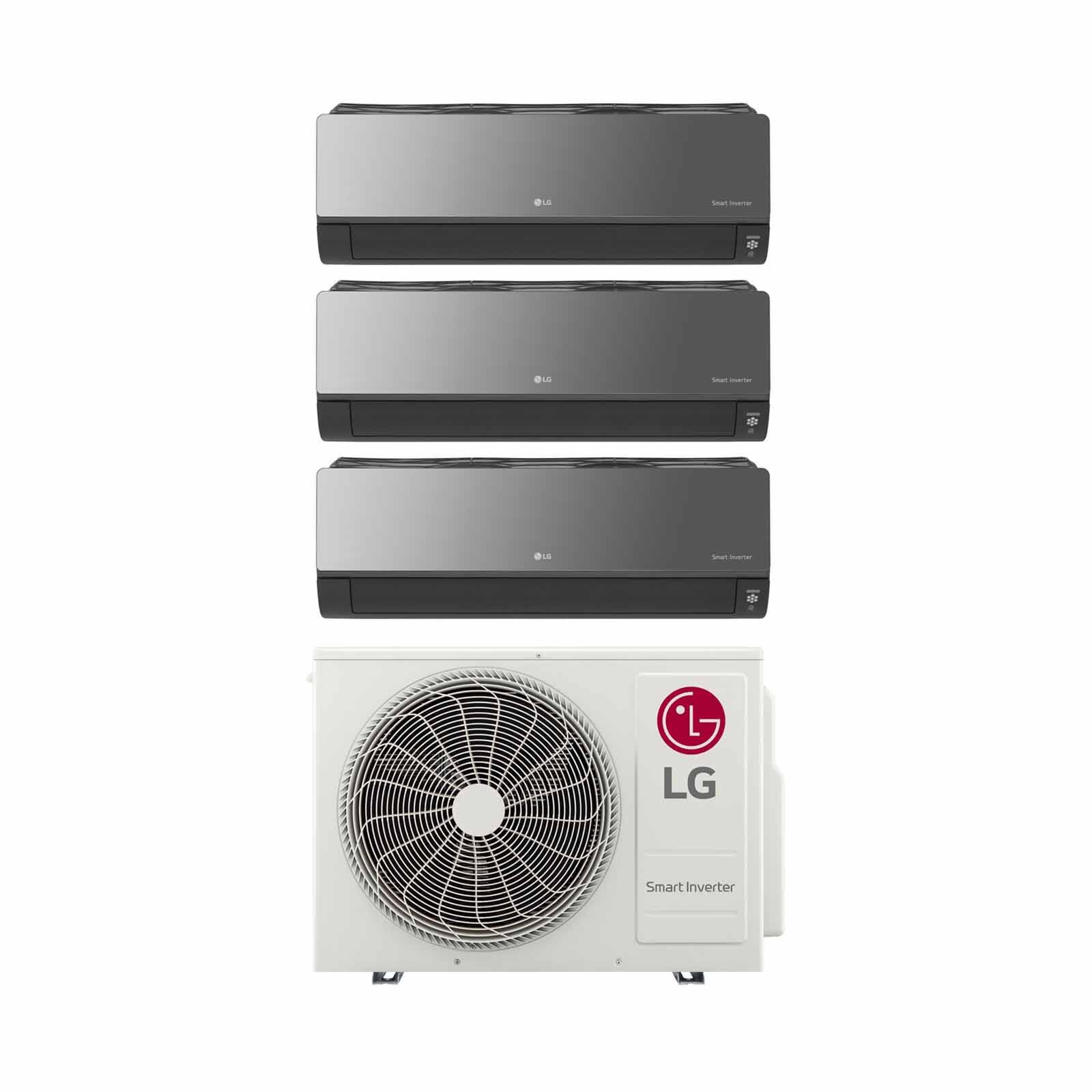 LG Lg 34k Condenser New Artcool System 3 (9000btu X 2, 24000btu X 1) Z4UQ34GFA1 + ZMNQ09GDJR0 X 2 /ZMNQ24GDKR0-image 1