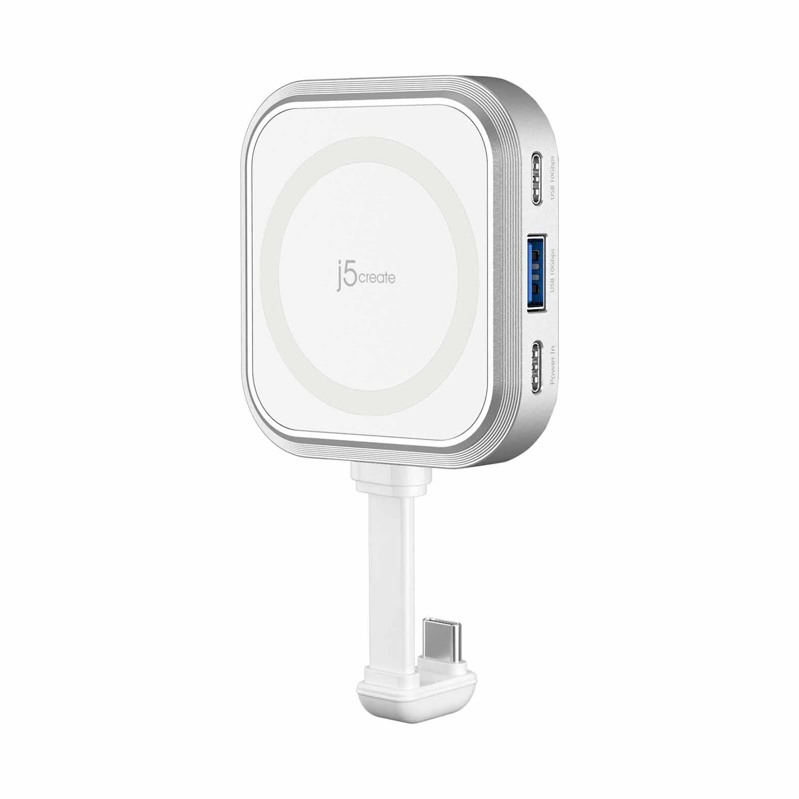 J5CREATE Usb-c Multi-function Hub For Iphone-white JCH168W-image 1