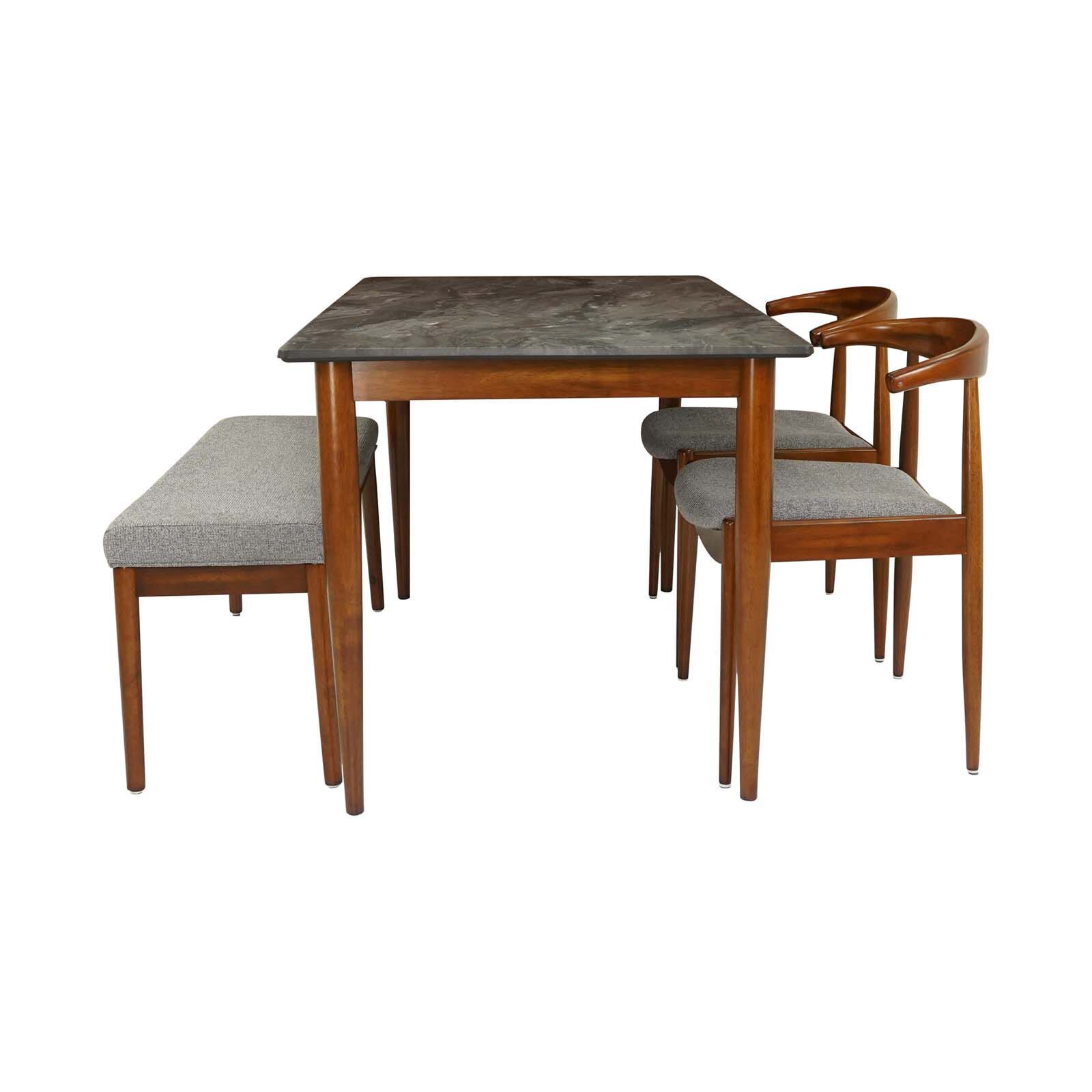 MUZE 4 Piece Dining Set PERLIS-image 4