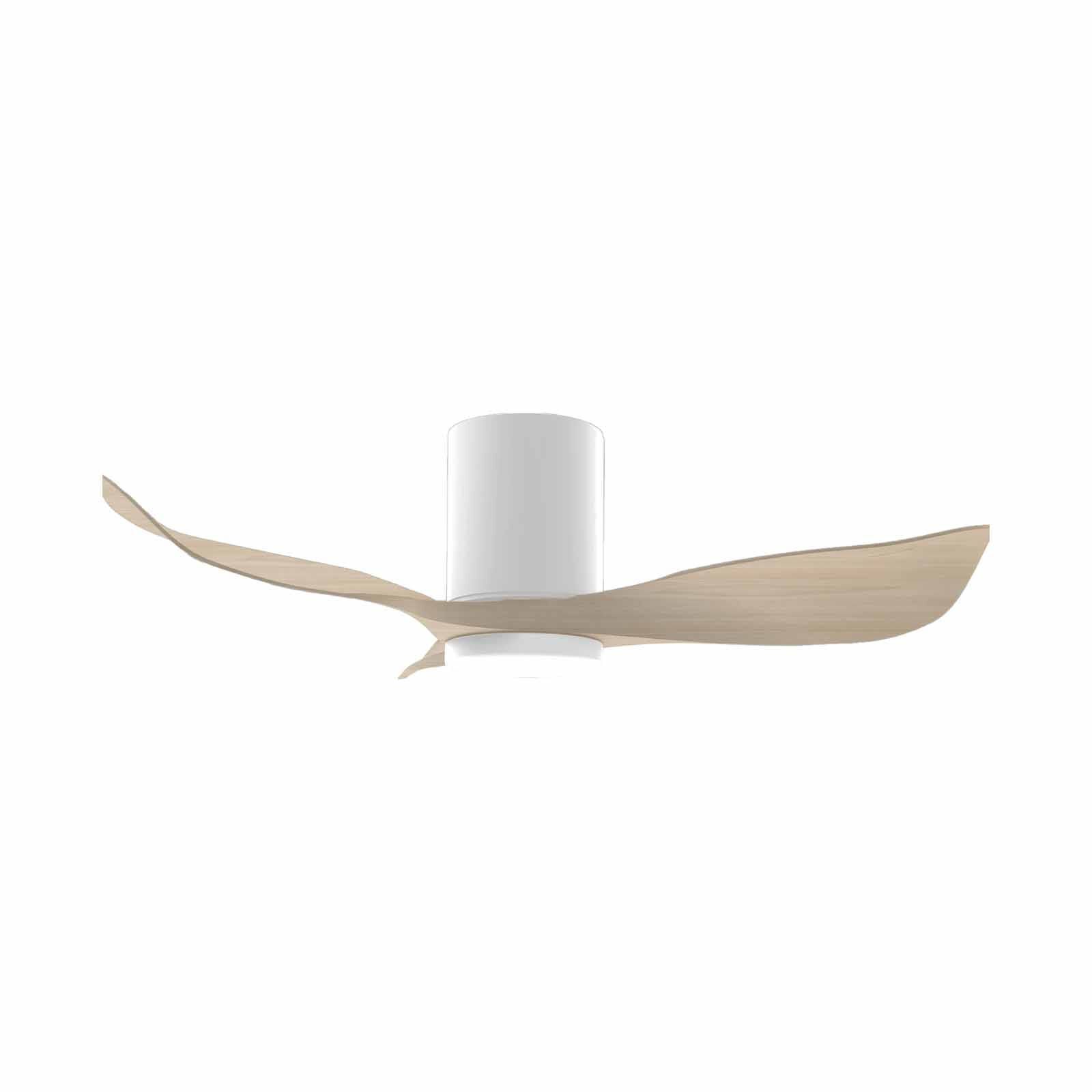 EUROPACE 41 In Dc Motor Ceiling Fan (hugger) With Light - White/ Wood ECF41H - WHLW-PG-image 4