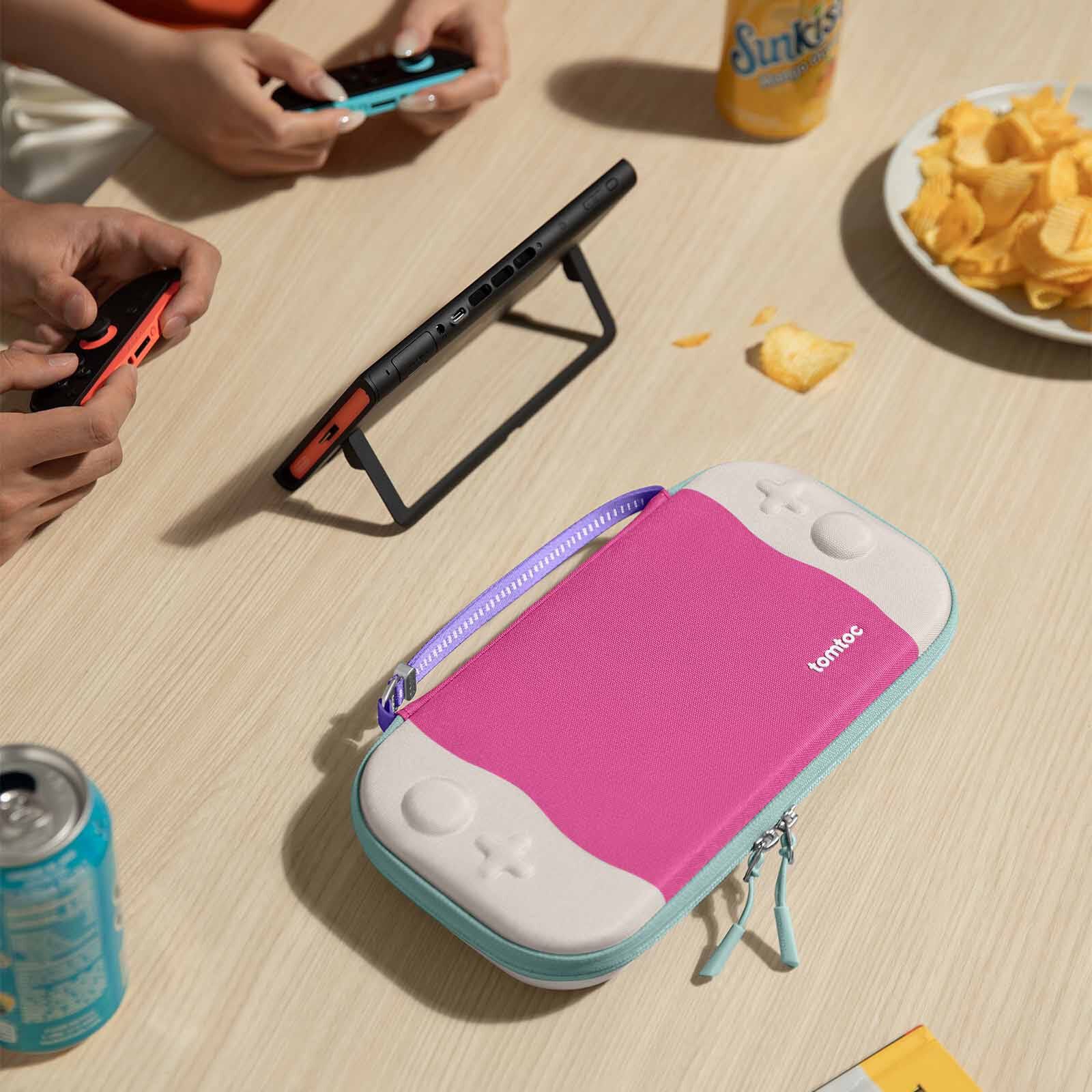 TOMTOC Fancycase-g05 Switch 2 Slim Case - Peach G05S3P1-image 2
