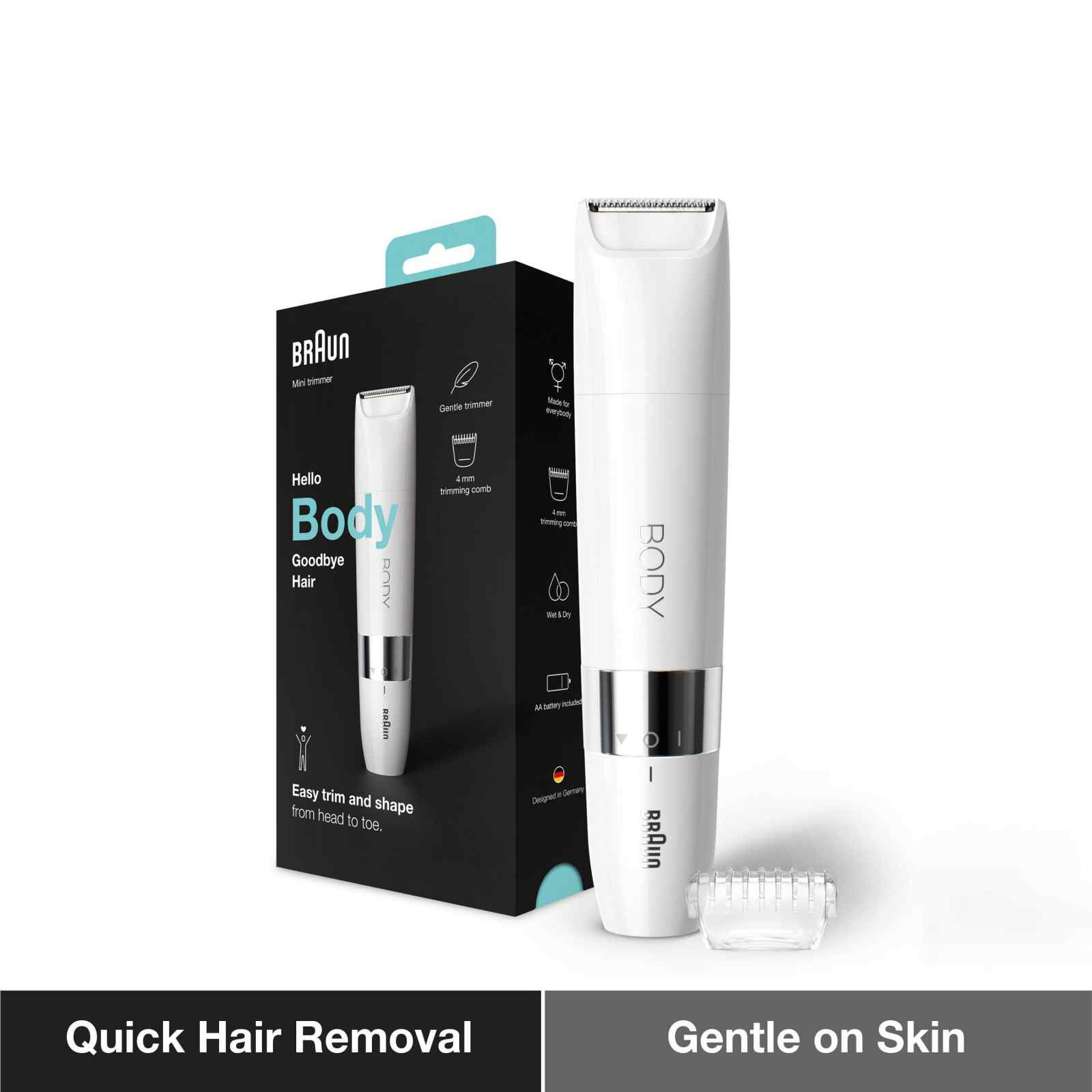 BRAUN Body Mini Wet & Dry Trimmer BS1000