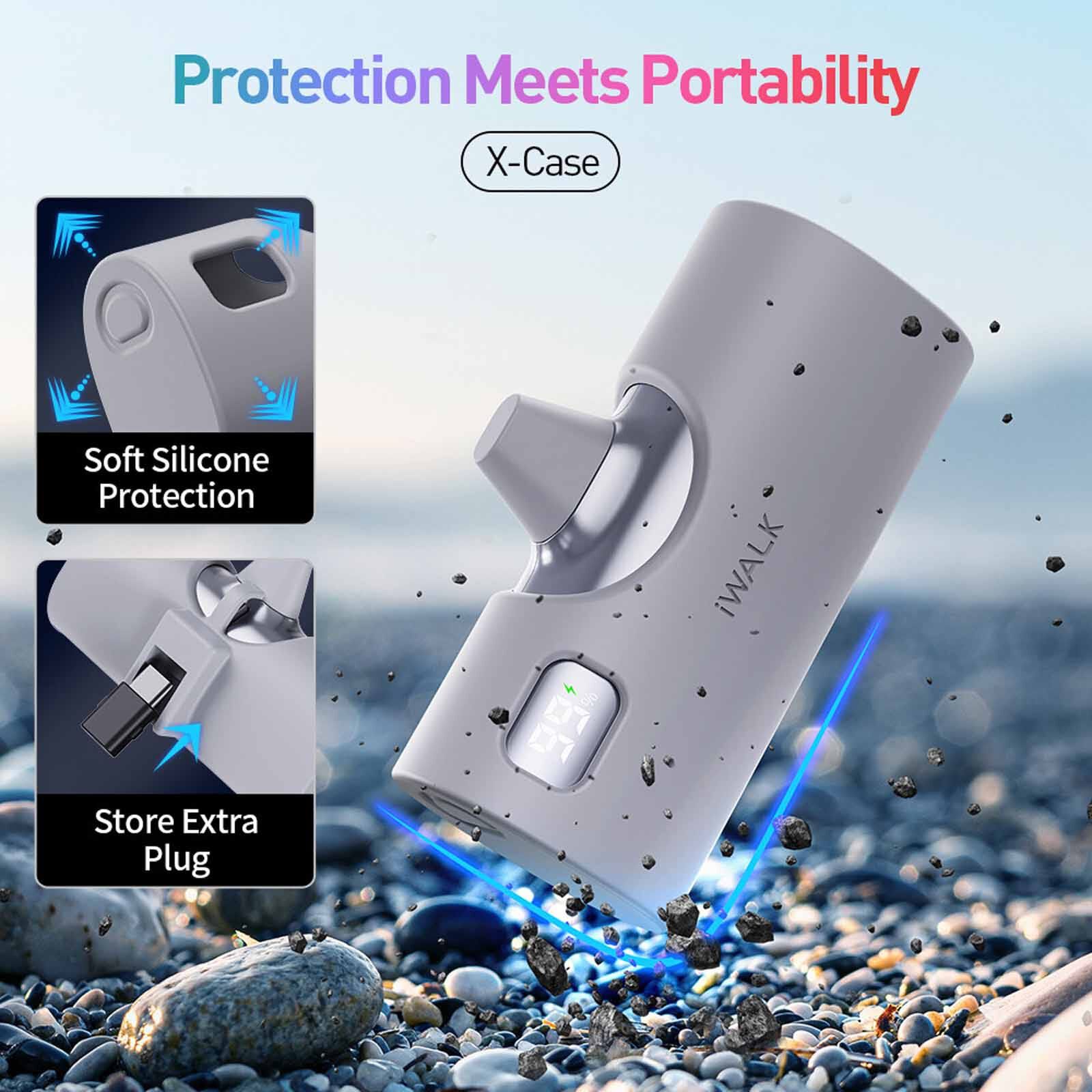 IWALK Linkpod X 5000mah 20w Fast Charge Silver (made For Iphone) LPX001-011A-MFI-image 4
