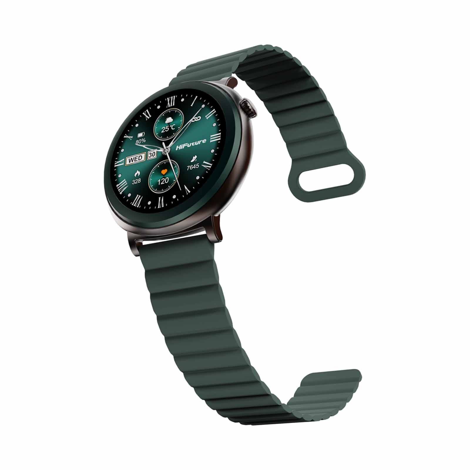 HIFUTURE Aurora - Dark Green Bluetooth Smartwatch With Heart Rate Function HSSW11DG-image 3