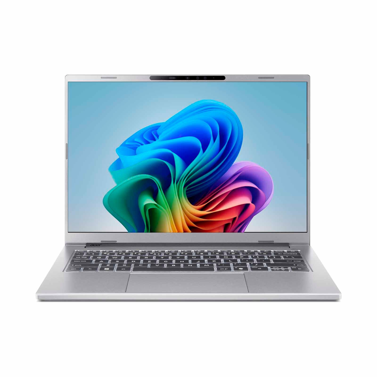 ACER 14in Oled Ryzen Ai 7 350 16gb 512gb Win 11 Home ASPIRE 14 AI COPILOT+ PC A14-61M-R8C0 (SILVER)-image 1