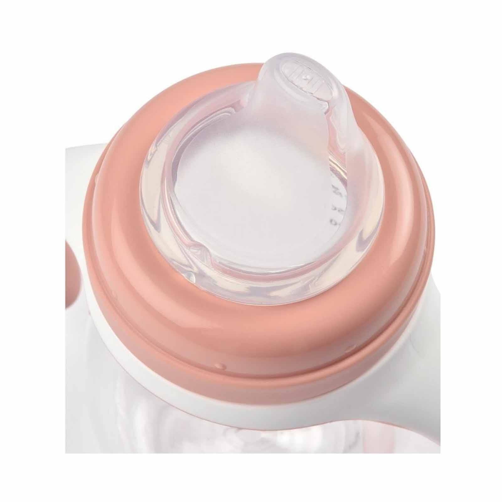 BEABA To Sippy Learning Cup 210ml - Vintage Pink (online) 2 IN 1 BOTTLE-image 6