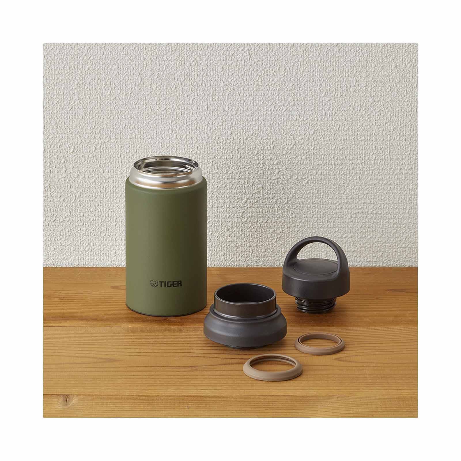 TIGER 0.4l Screw Lid Stainless Steel Bottle (moss Forest) MCZ-S040 (GZ)-image 2