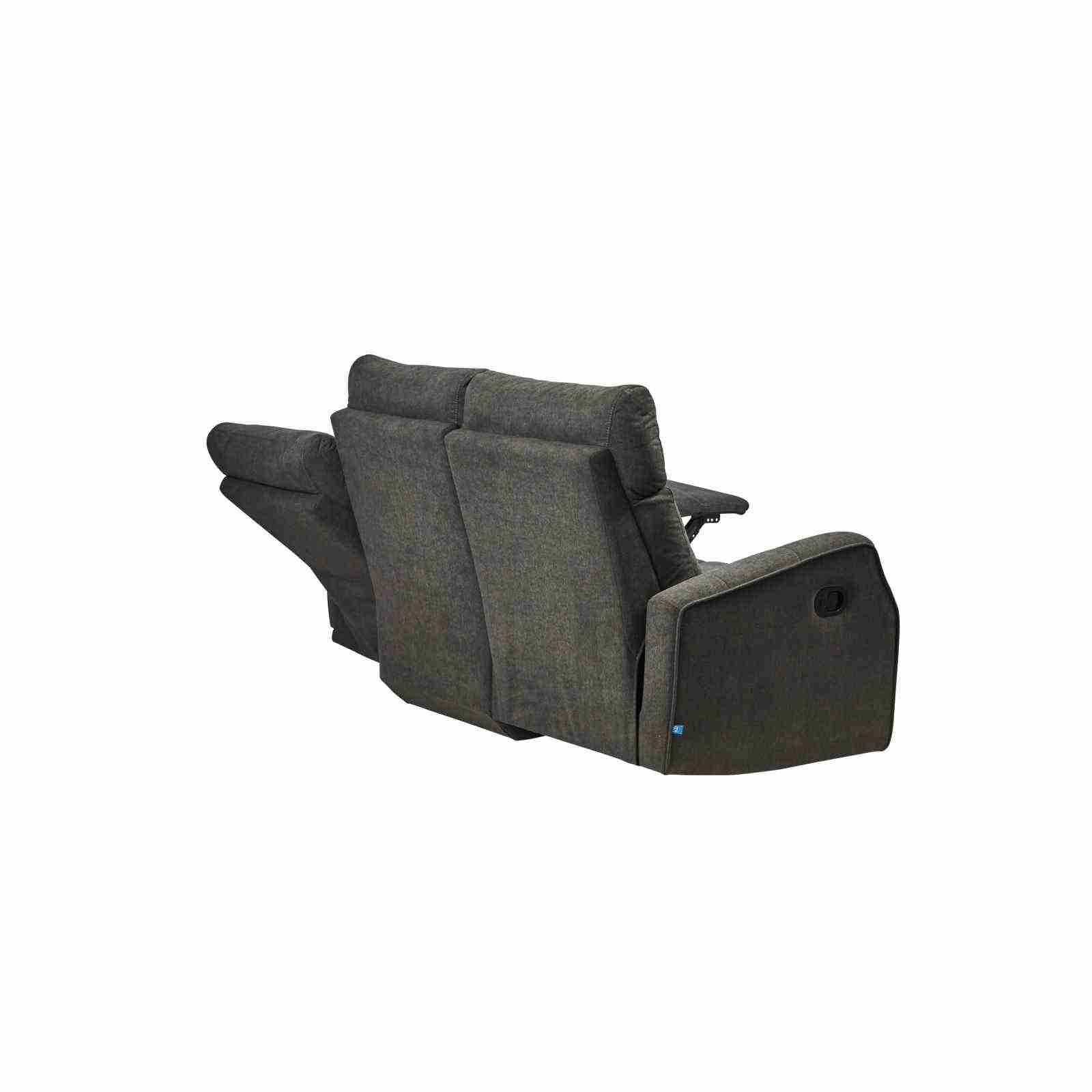 MIZU DESIG 3rr Seater Recliner (fab) Mto Fabric Sofa ELLA-image 35