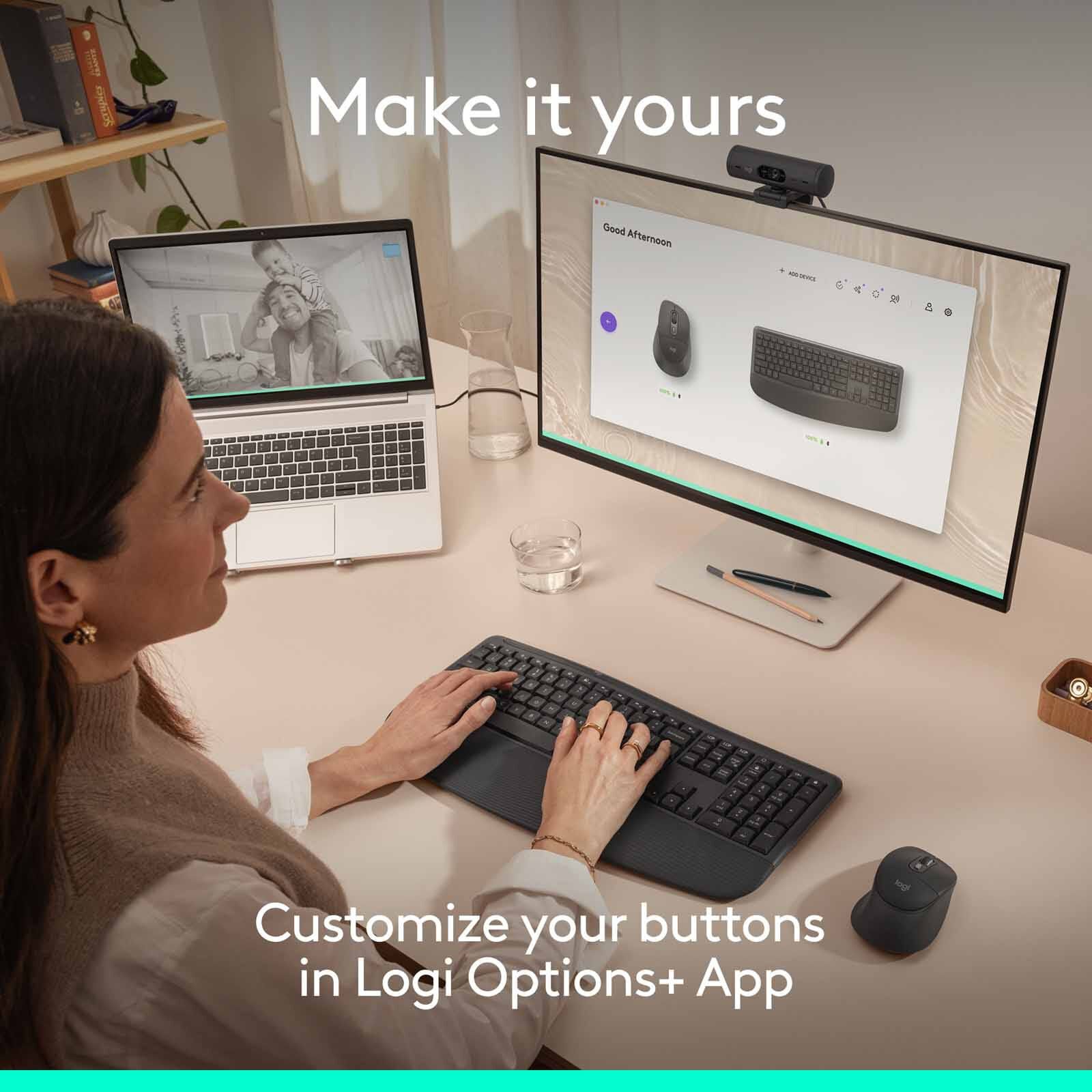 LOGITECH Logi Signature Comfort Plus Mk880 Wireless Combo Graphite 920-014020-image 16