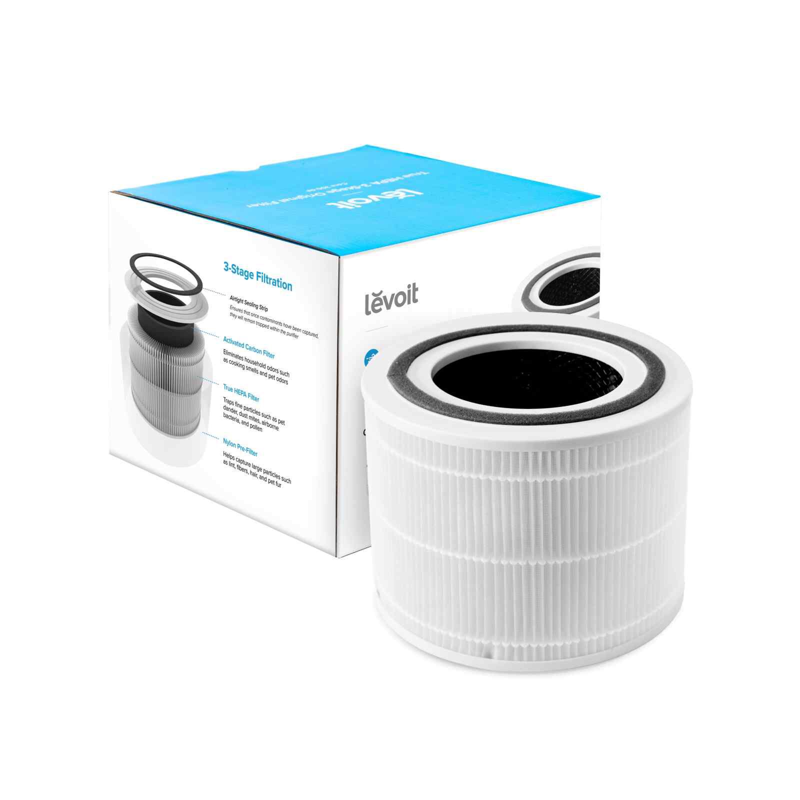 LEVOIT Air Purifier Filter Core 300 - White 300S FILTER WHITE-image 2
