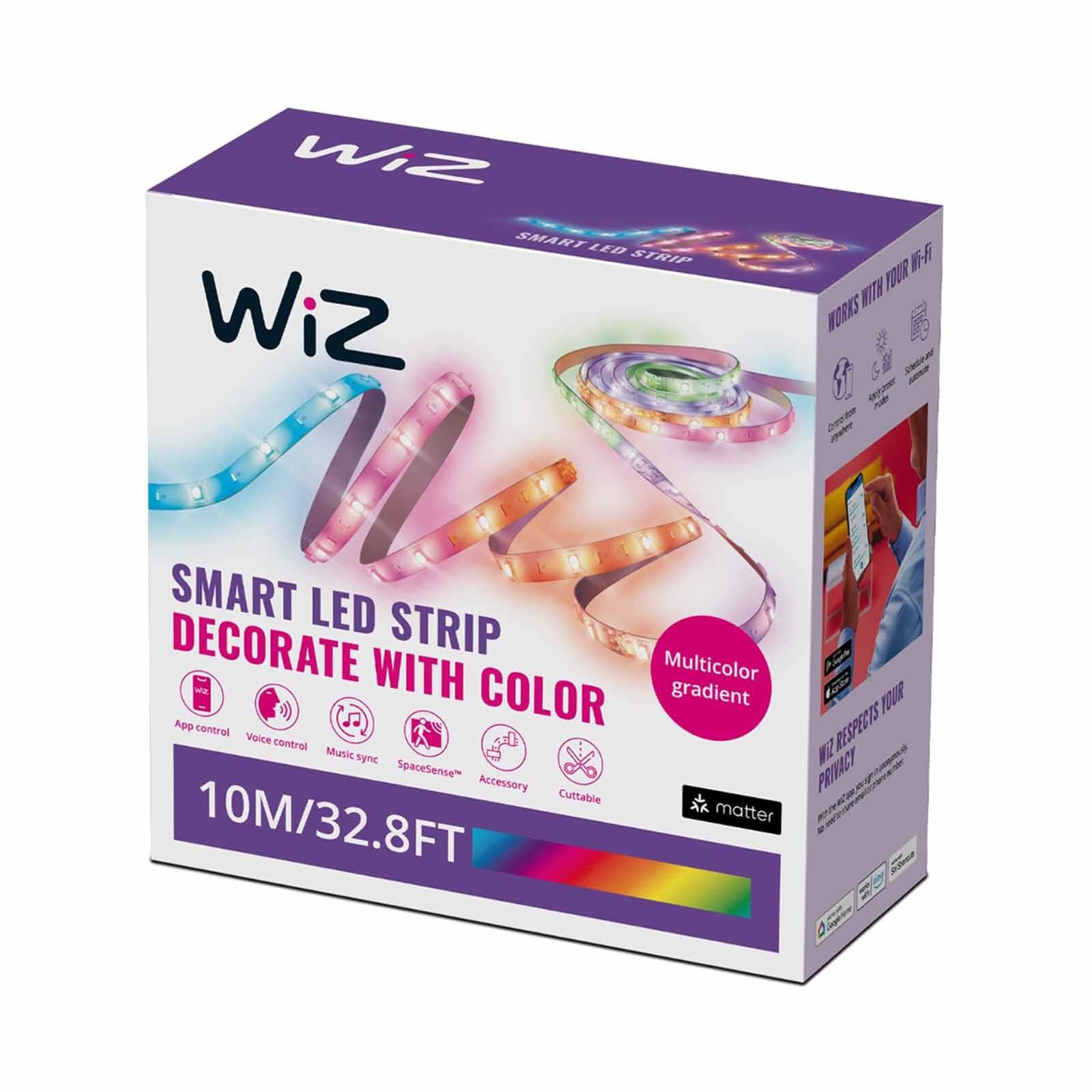 WIZ Rgbic Led Strip 10m Uk Plug 929004126617-image 1