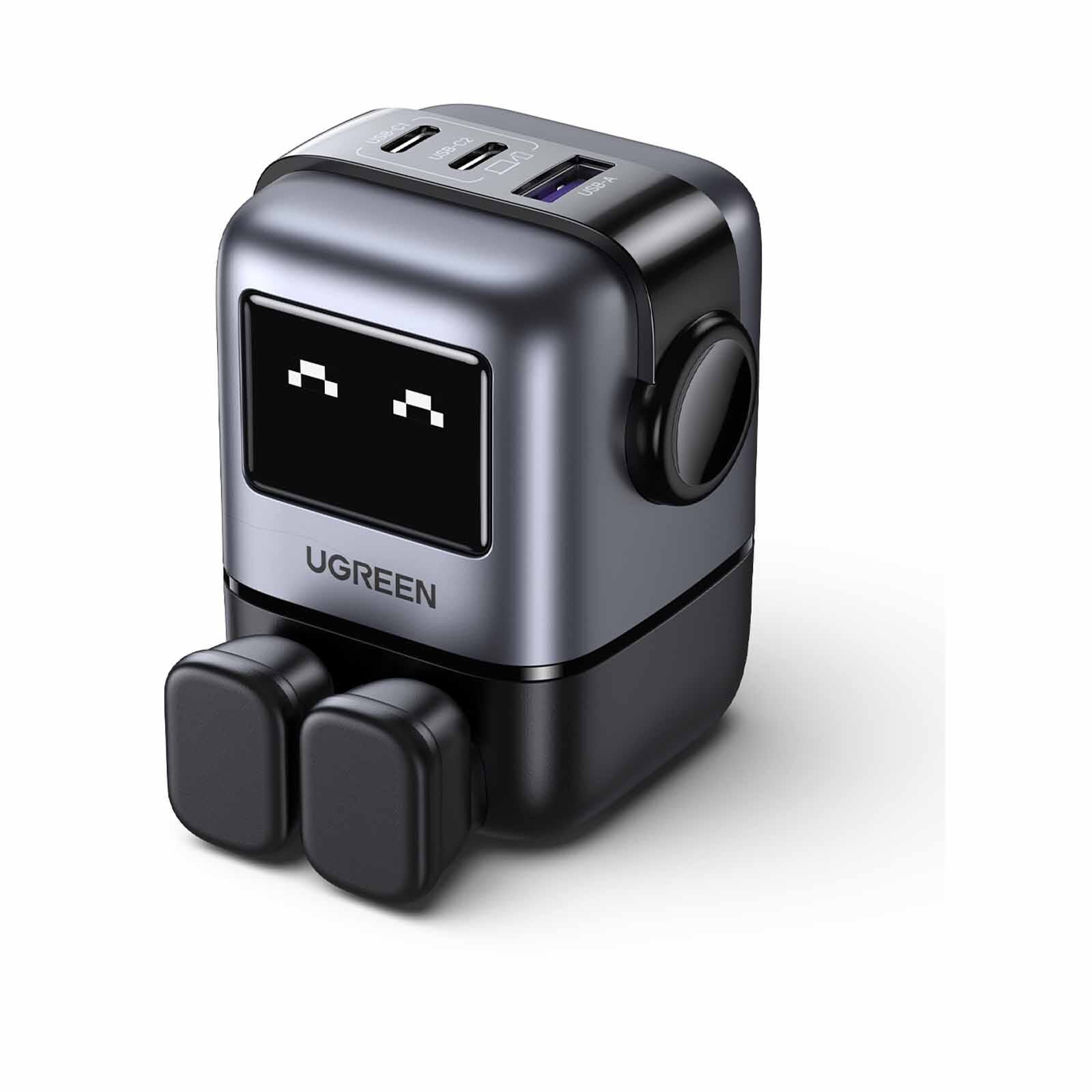 UGREEN Cd361_25686 Nexode Rg 65w Pd Gan Fast Charger (2c1a), Black 25686-image 1