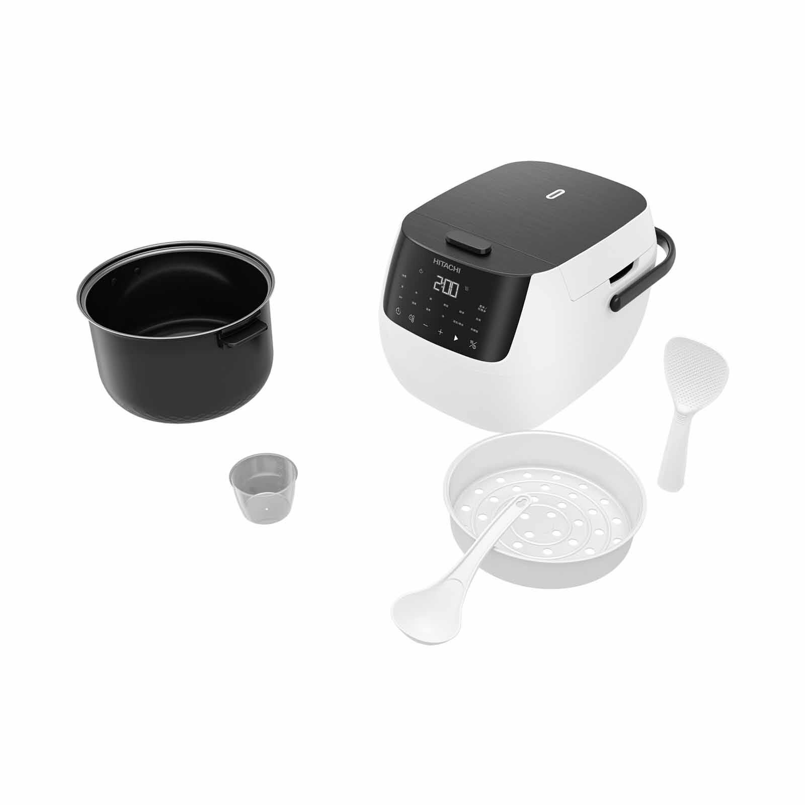 HITACHI Micom Rice Cooker (1.8l) - White RZ-R18XN-W-image 5