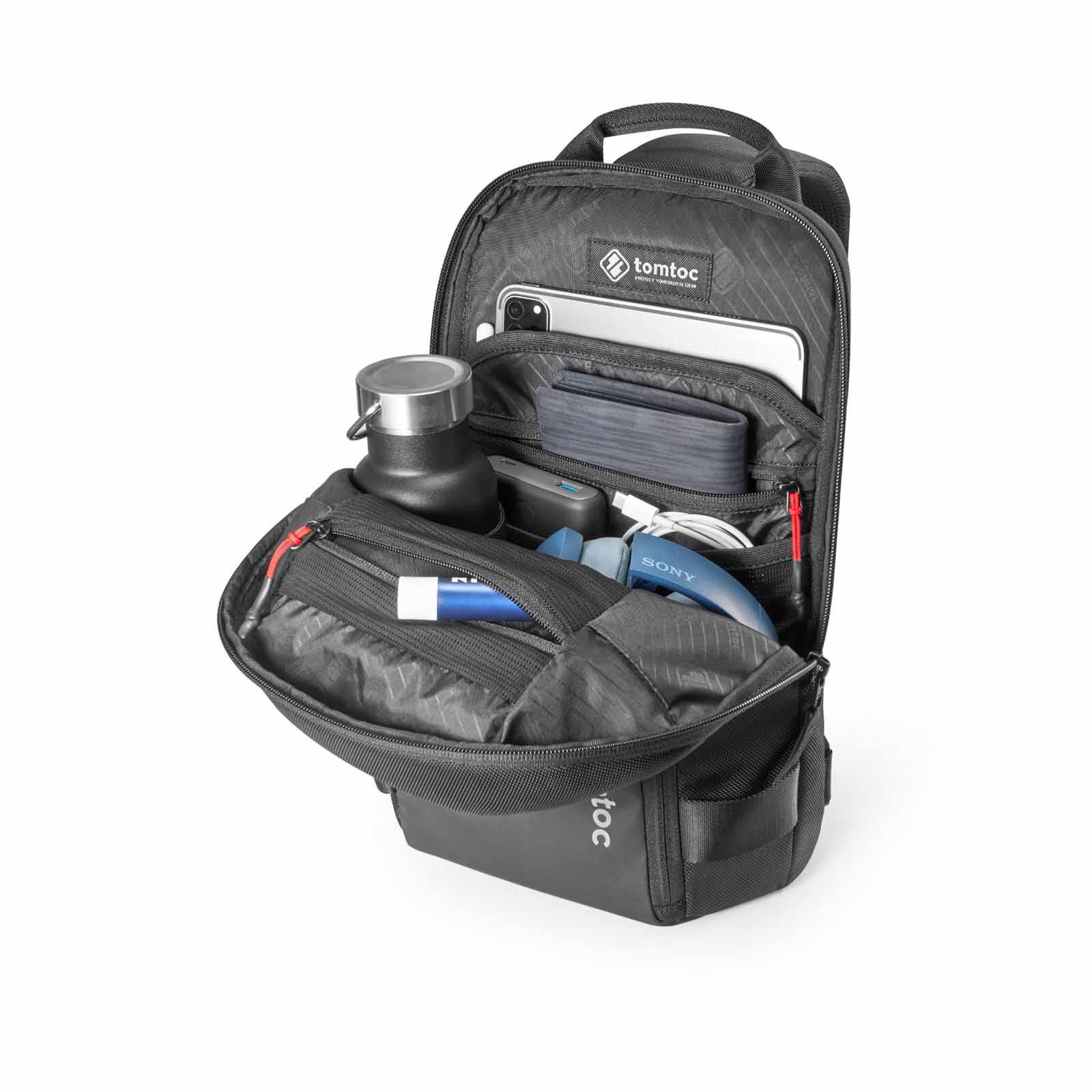 TOMTOC Navigator-t24 Sling Bag 11 Inch - Black (a54a1d1) T24S1D1-image 10
