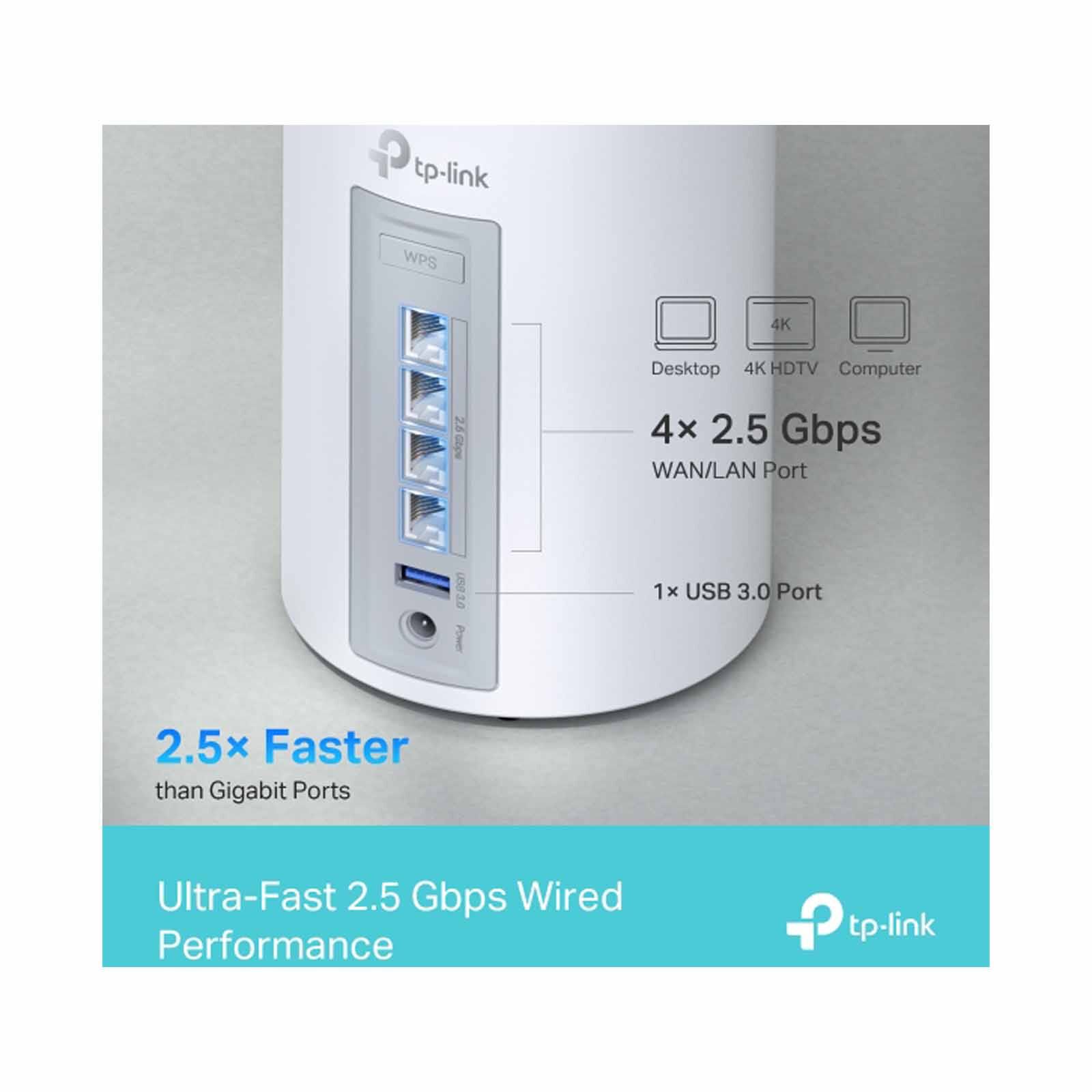 TP LINK Be11000 Whole Home Mesh Wifi 7 System (2 Pack) TPL-DECO-BE65-2PK-image 8