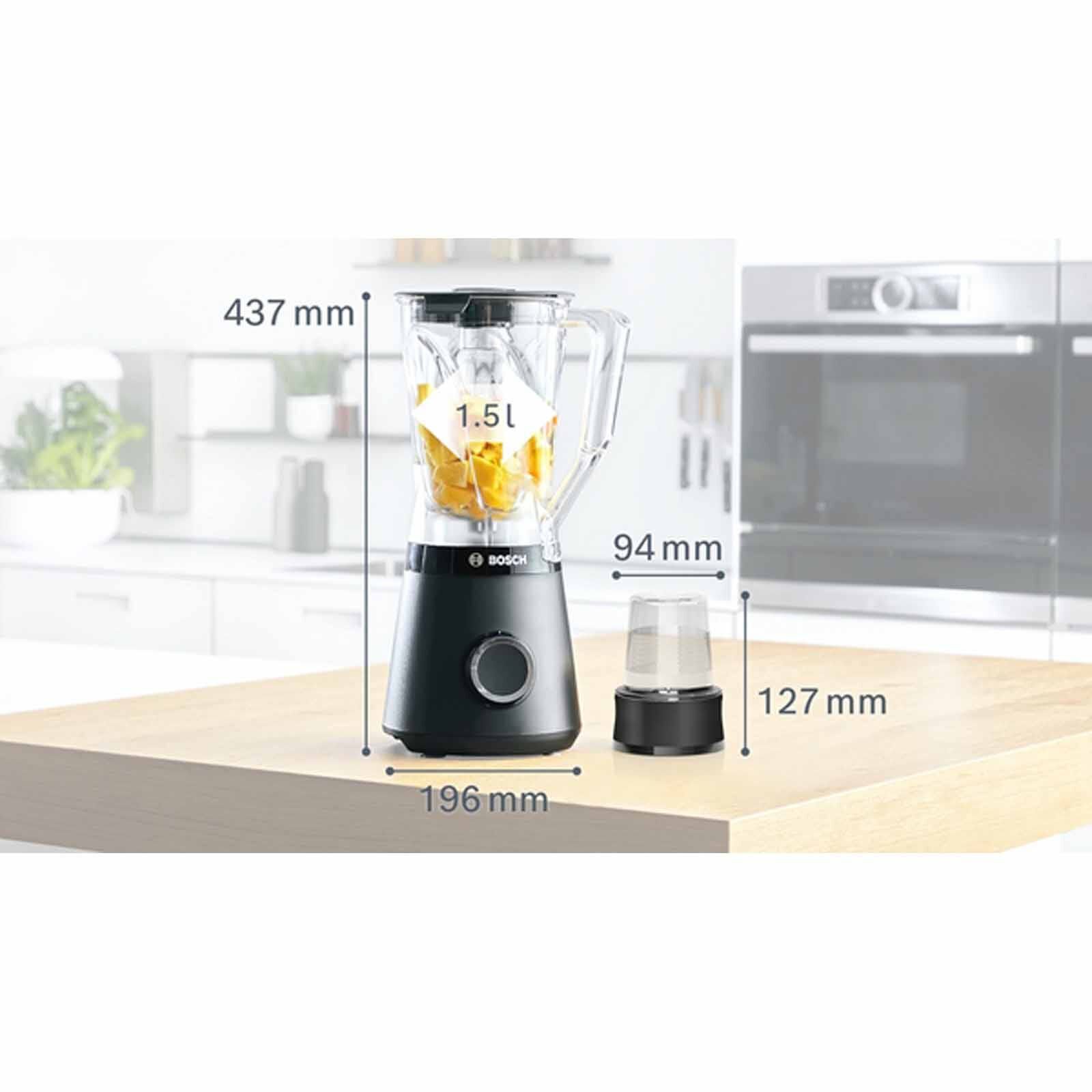 BOSCH Blender - 1200w (black) MMB6145BG-image 2