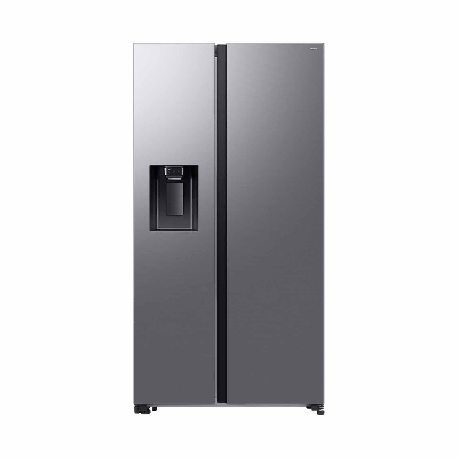 SAMSUNG Side By Side Fridge (635l) - Matt Doi Metal RS70H65K3TSS-image 1