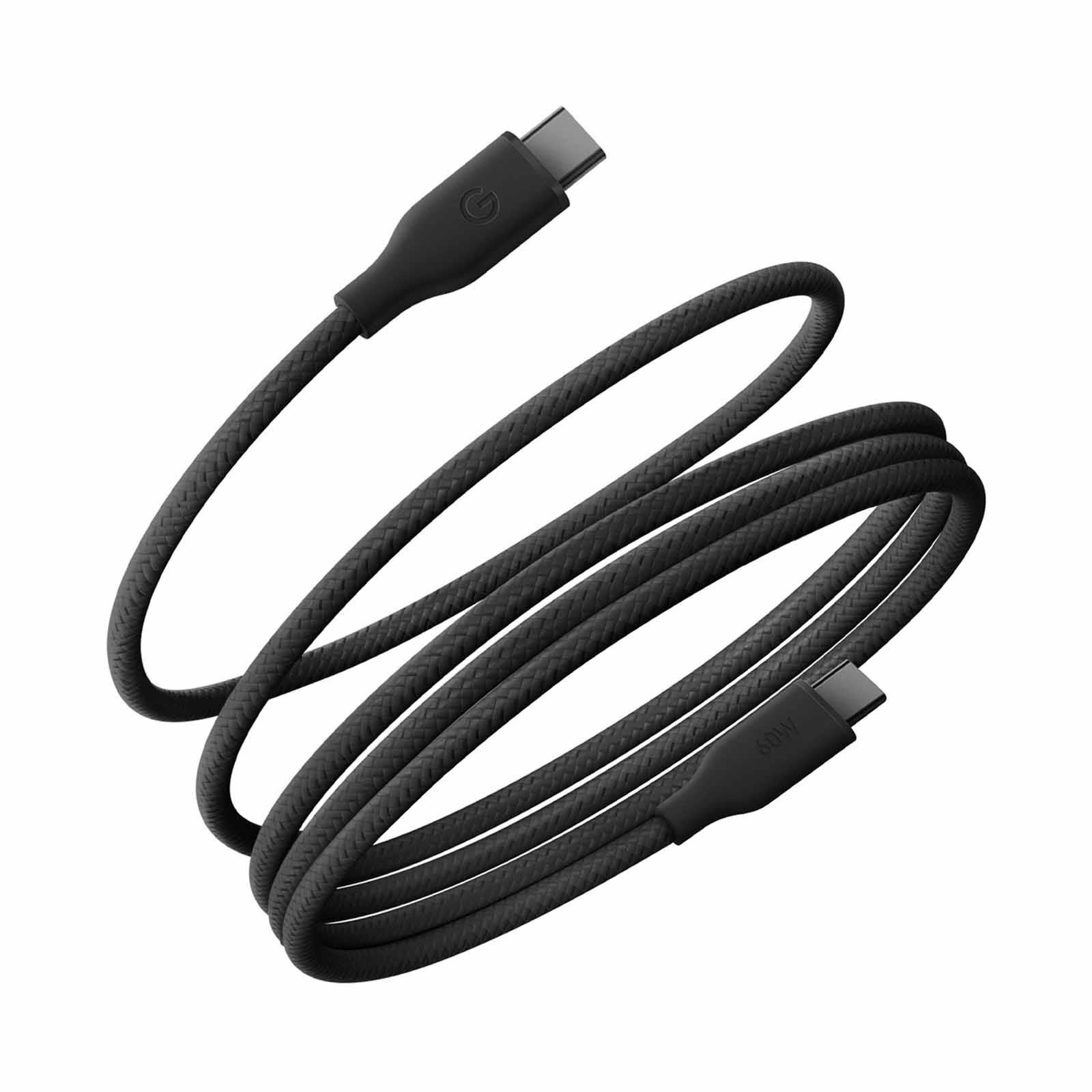 ENERGEA Helix 60, C-c Magnetic Cable 480mbps, 60w 1.5m - Black CBL-HX60-BLK150-image 1