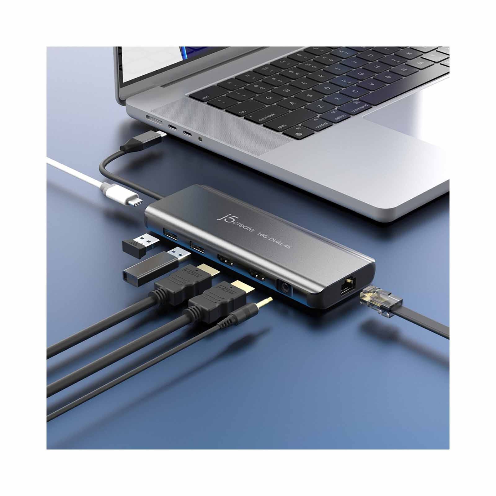 J5CREATE Usb-c Dual 4k Hdmi Mini Dock JCD398-image 5