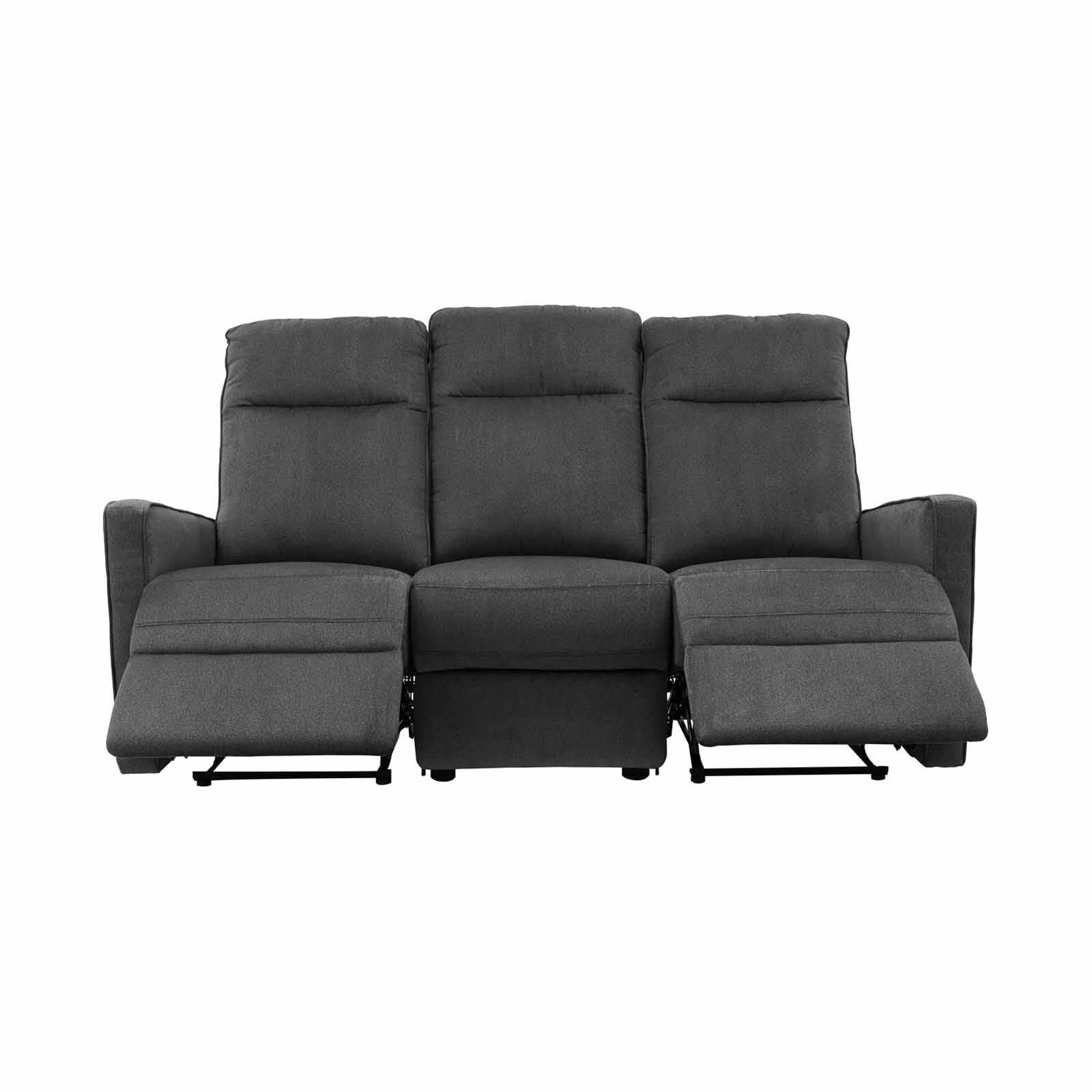 SOLOTTI 3rr-e Seater (fab) Grey Fabric Sofa SCOTTIE-image 2