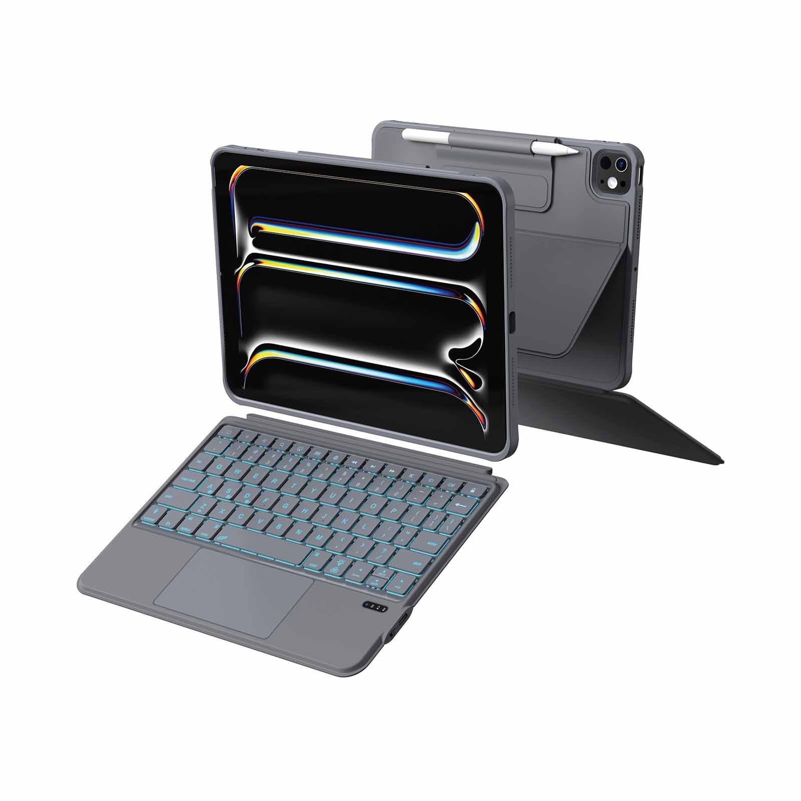 MICROPACK Smart Trackpad Multi-device Bluetooth Keyboard For Ipad Pro MTK-01-PRO-image 5