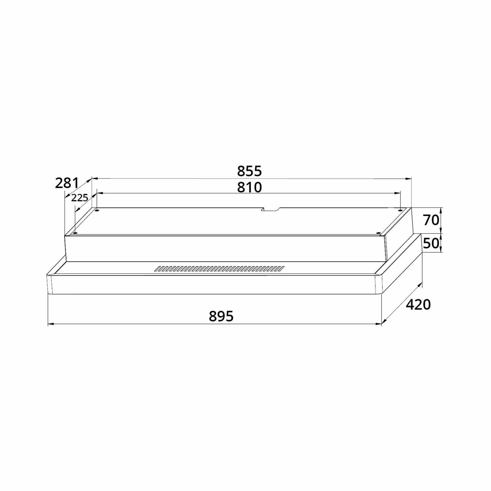 TECNO Cooker Hood Round Edge - Stainless Steel (90cm) (exclude Installation) TH9889-TC3R SS-image 2
