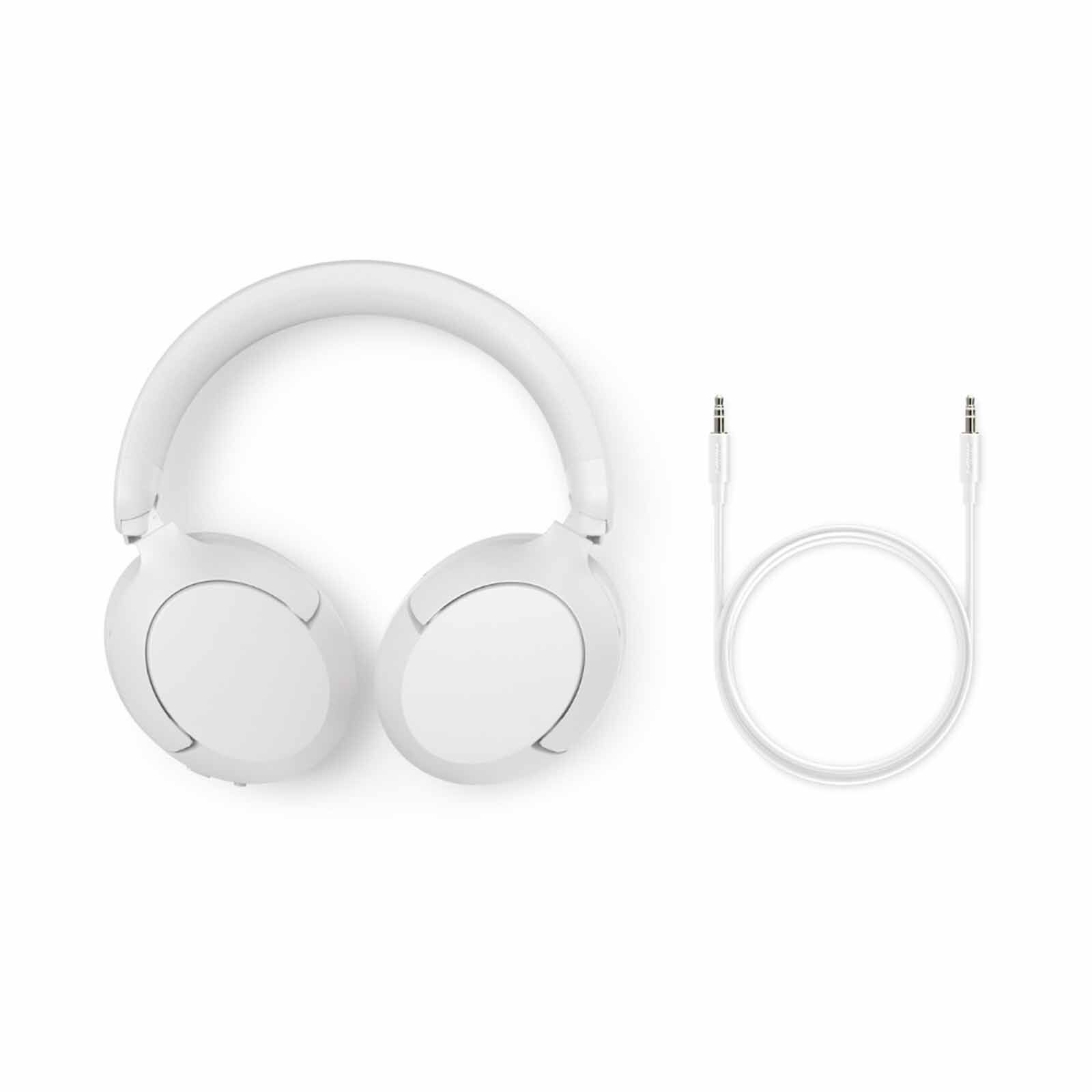 PHILIPS Wireless On-ear, 40mm Driver, Anc, Bt6.0, 70h, Hi-res Audio, Ipx4 Splash TAH6000WT/97-image 7