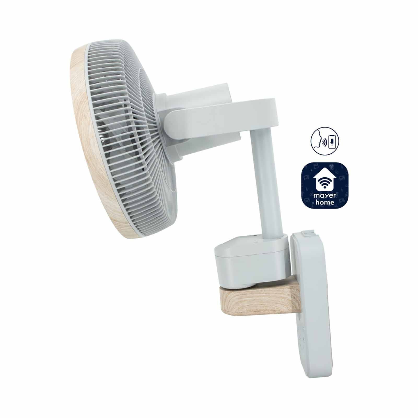 MISTRAL 12 In Dc Wall Fan With Wifi & Remote Control MWF1212DRW-G-image 5