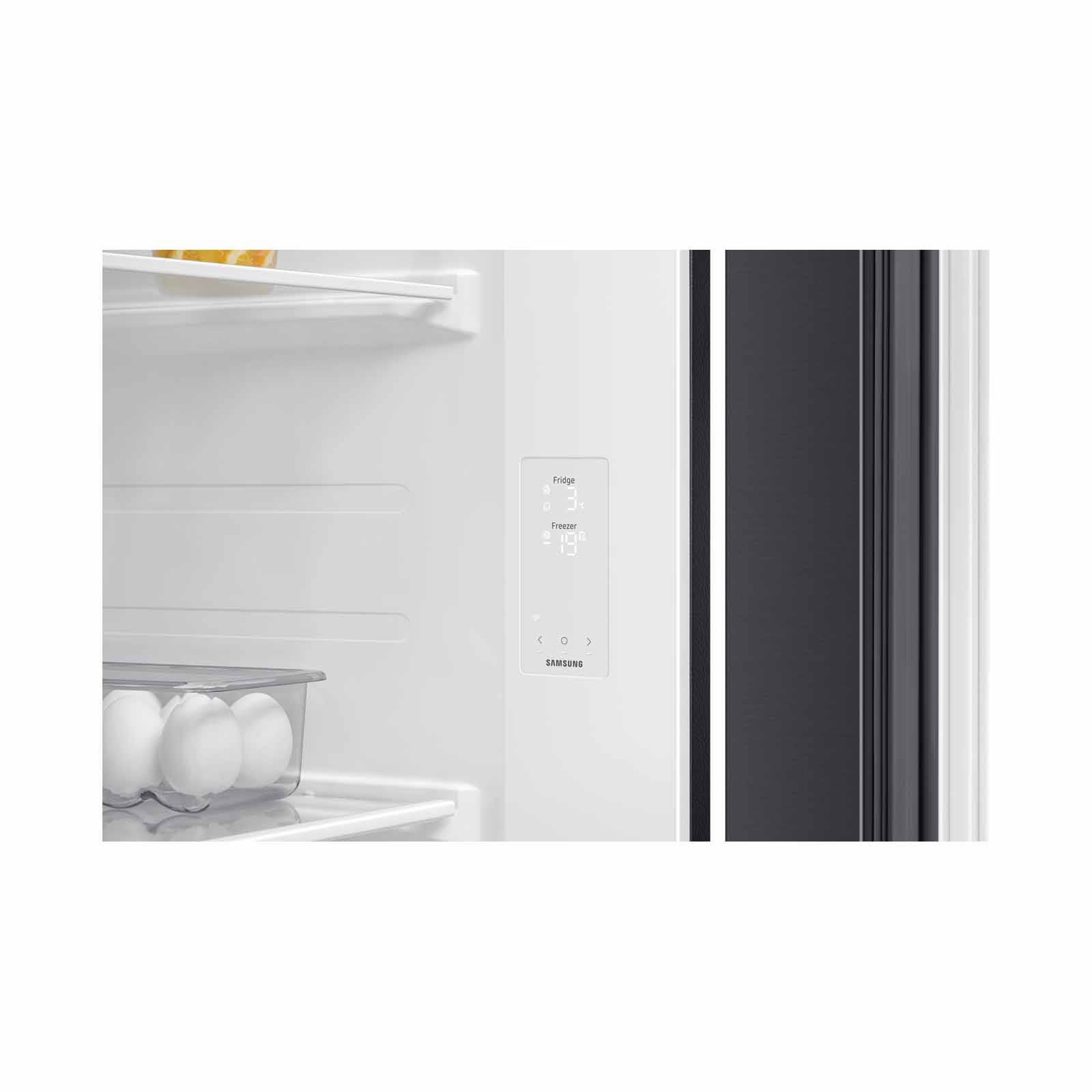 SAMSUNG Side By Side Fridge (655l) - Black Doi RS70F65Q3FSS-image 4