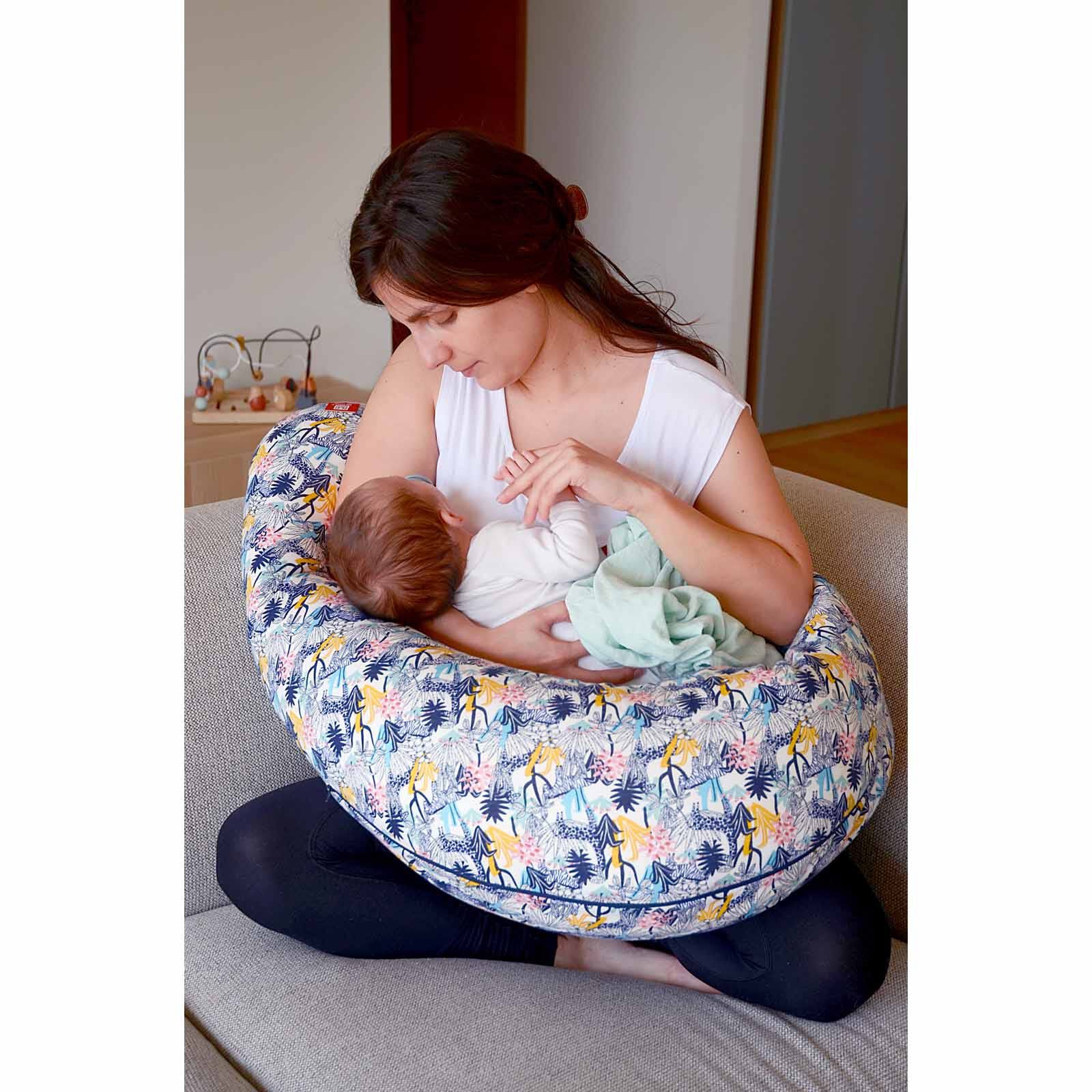 RED CASTLE Maternity & Nursing Pillow - Print Jersey Jungle (online) BIG FLOPSY-image 6