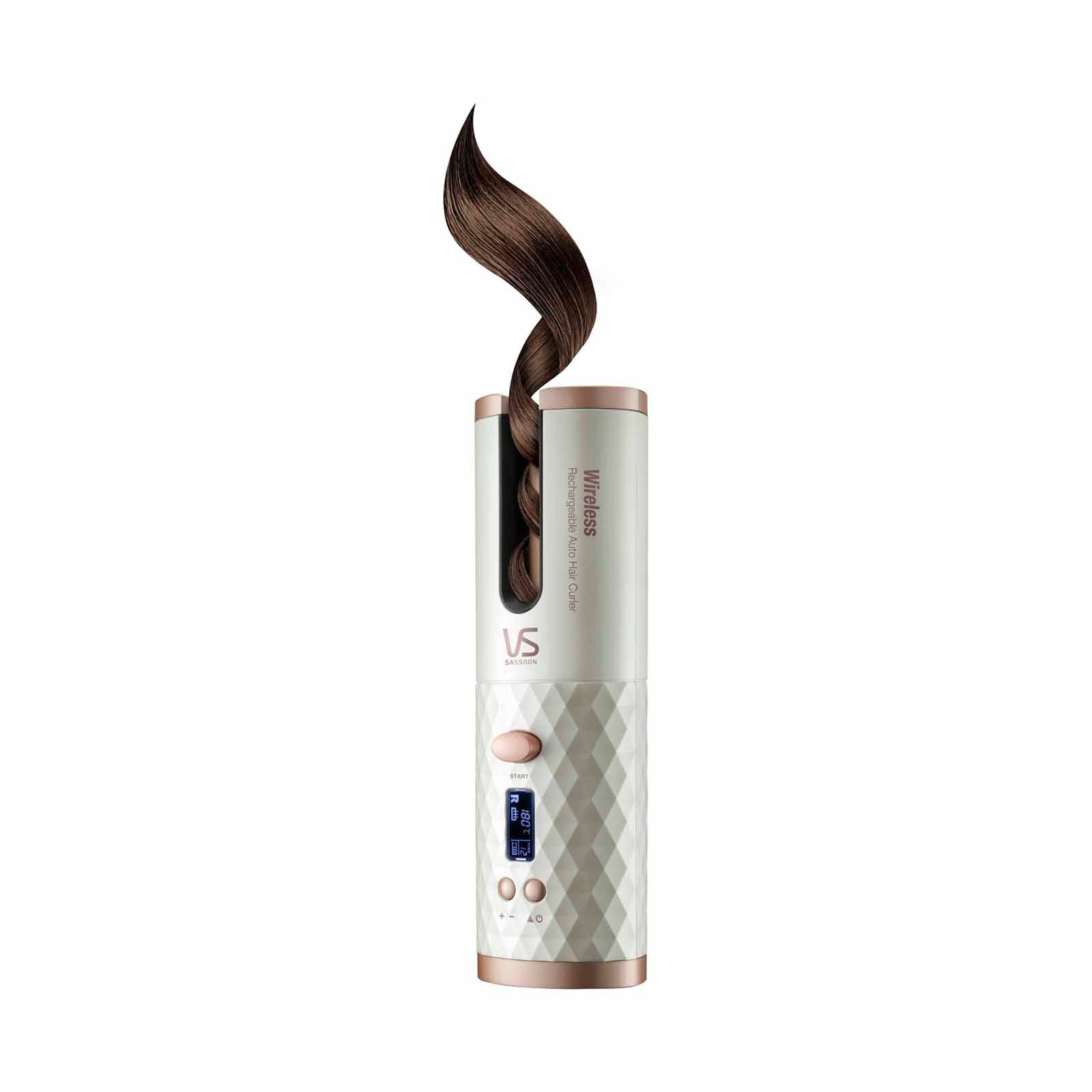 VS Rechargeable Hair Curler - White VSA-1910WH-image 1